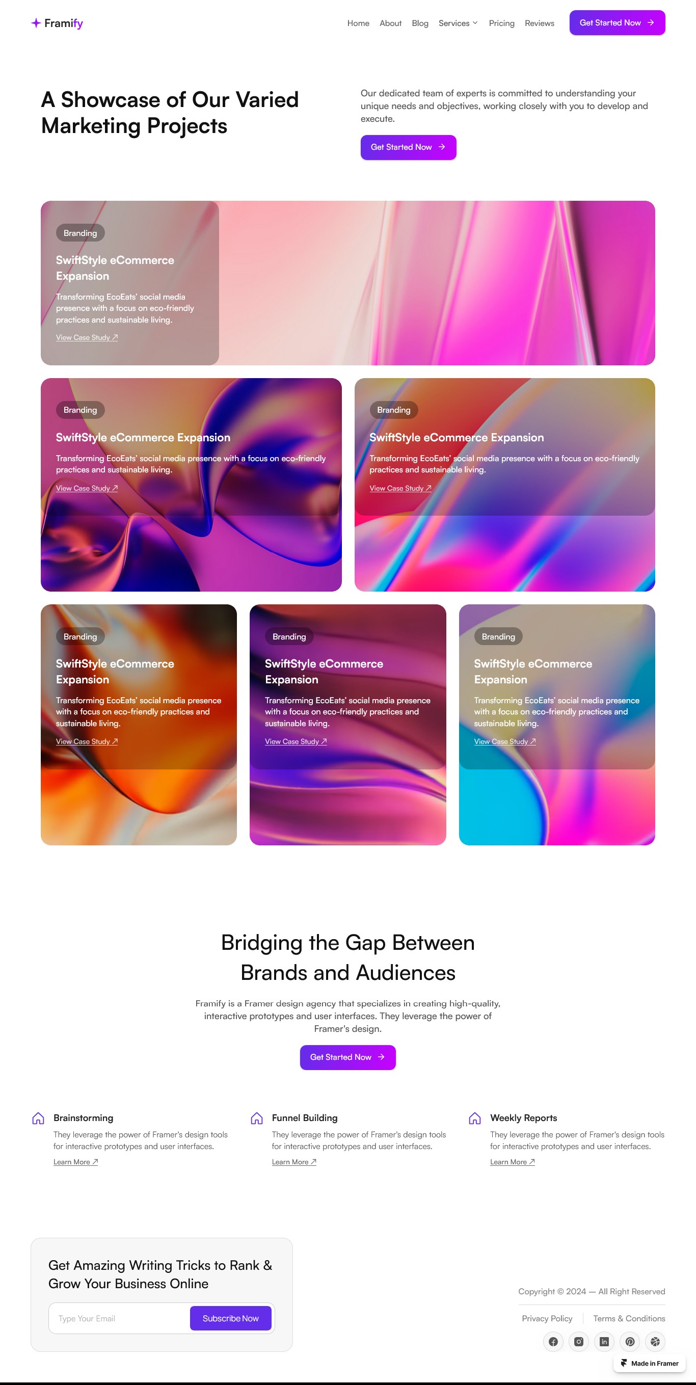 Framer Portfolio Page v9
