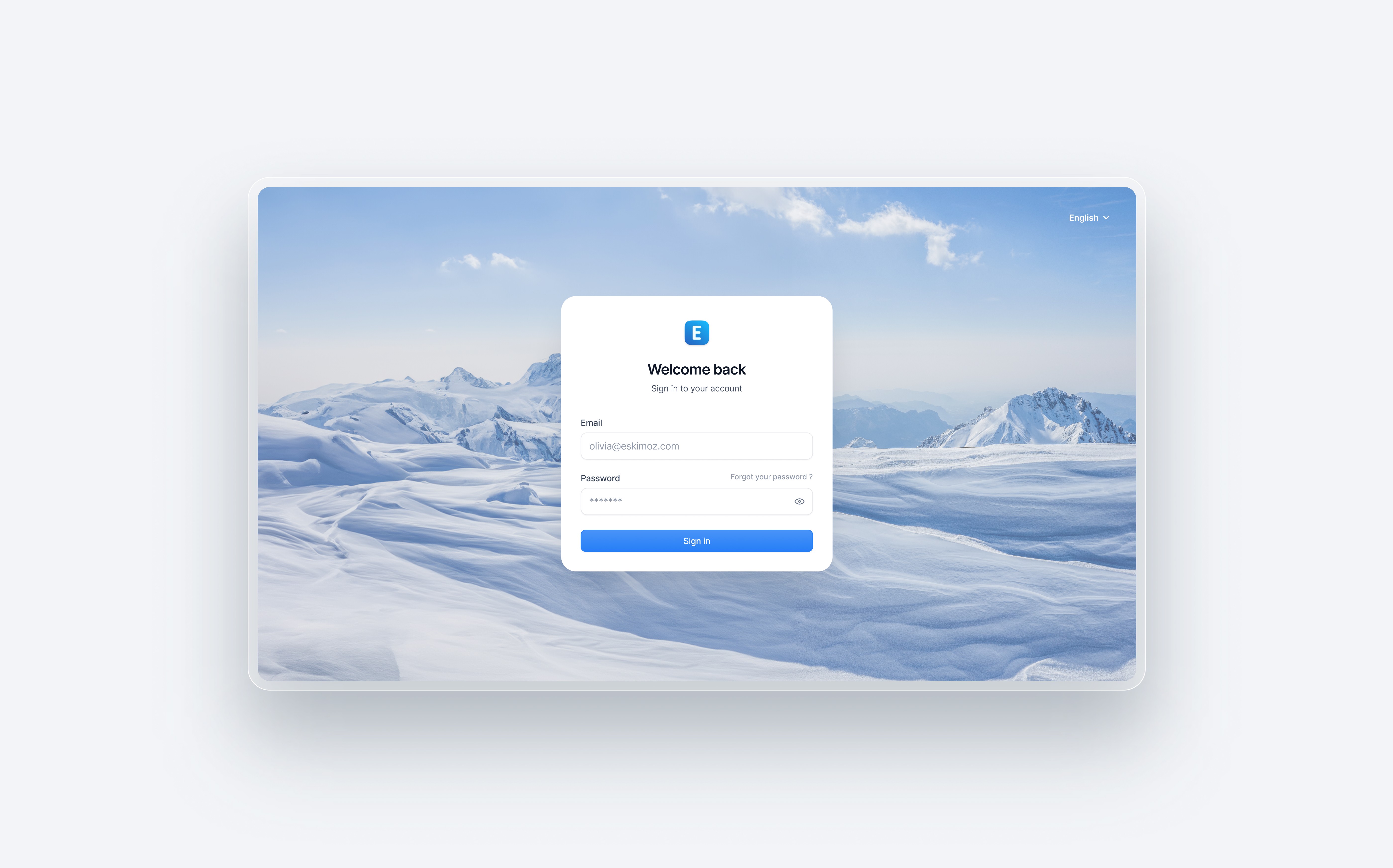 Eskimoz App interface