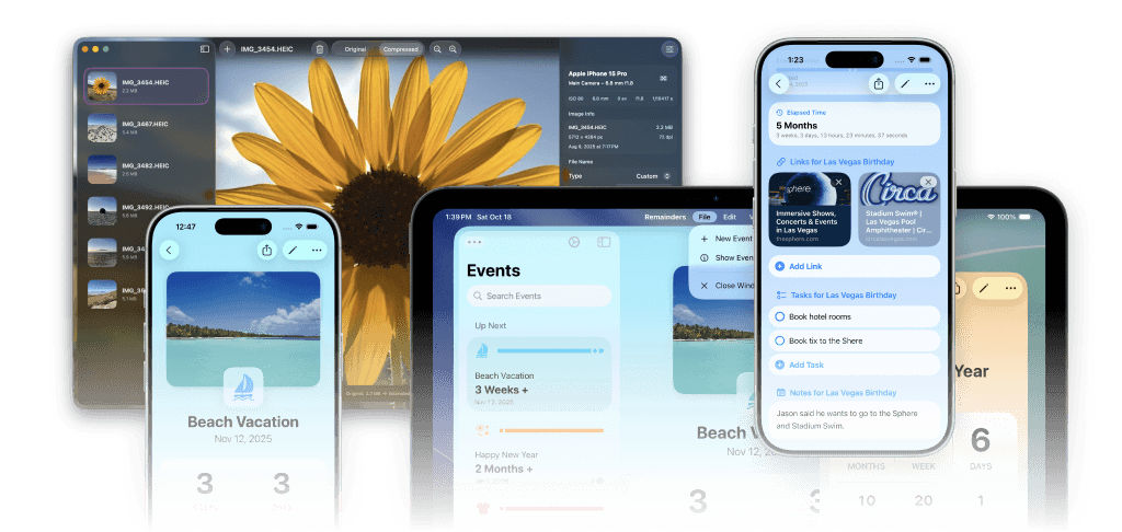Cluster of App Screenshots