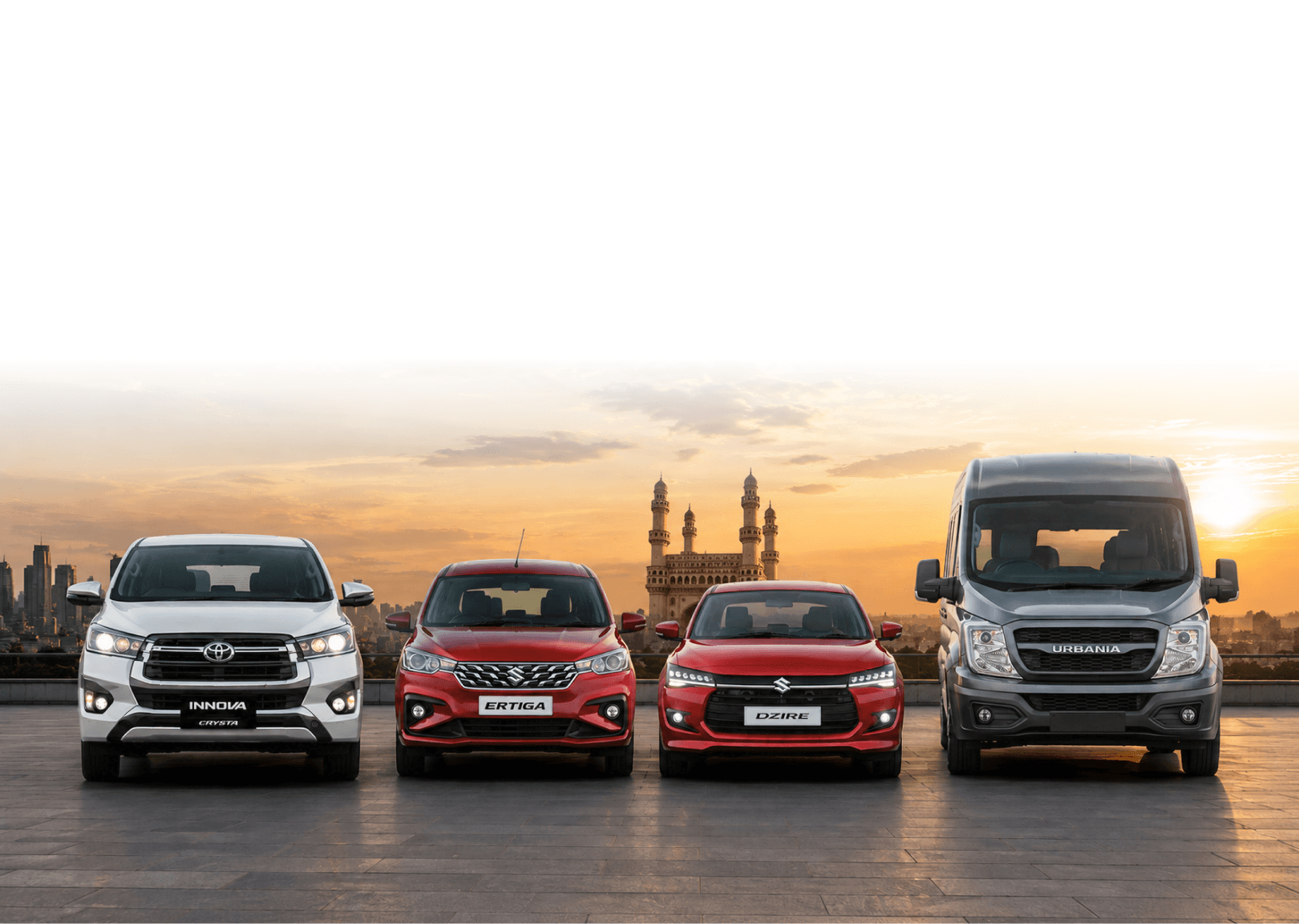 Radhika Travels vehicle service hero background