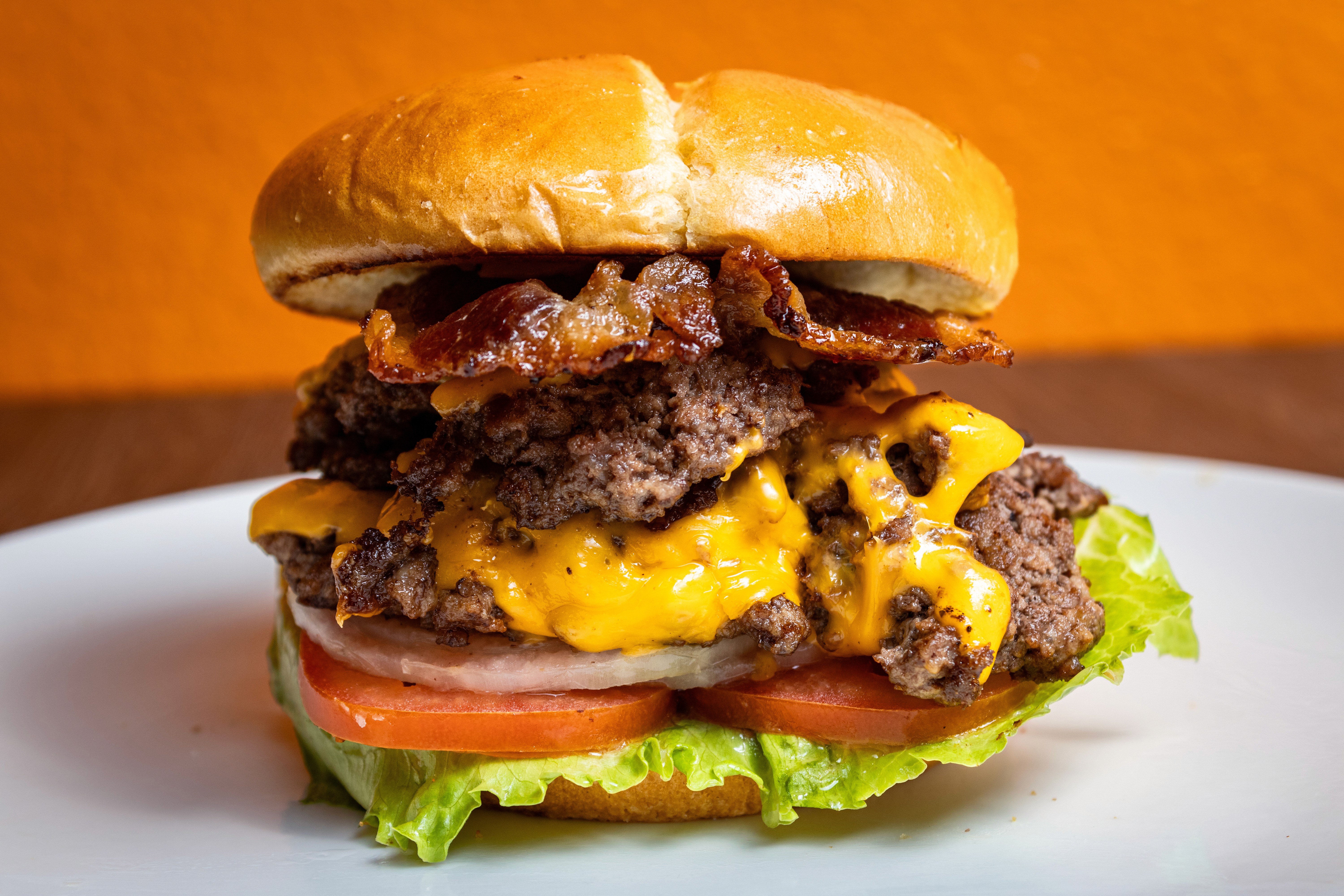 food served on a white plate