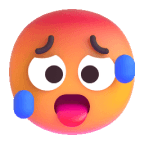 당황하는 감정 이모티콘