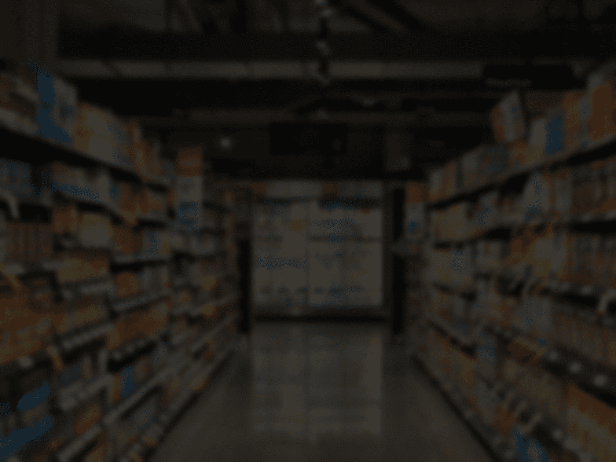 white and red labeled pack on white shelf