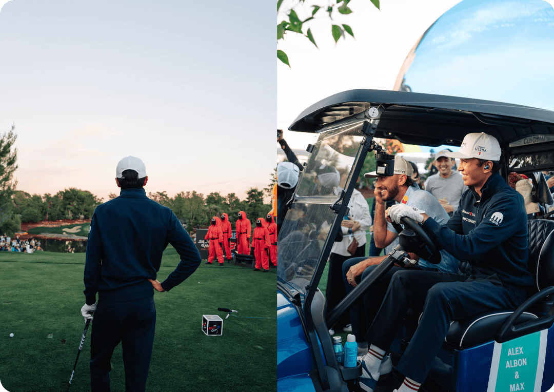 Alex Albon Netflix Cup 2023 Max Homa