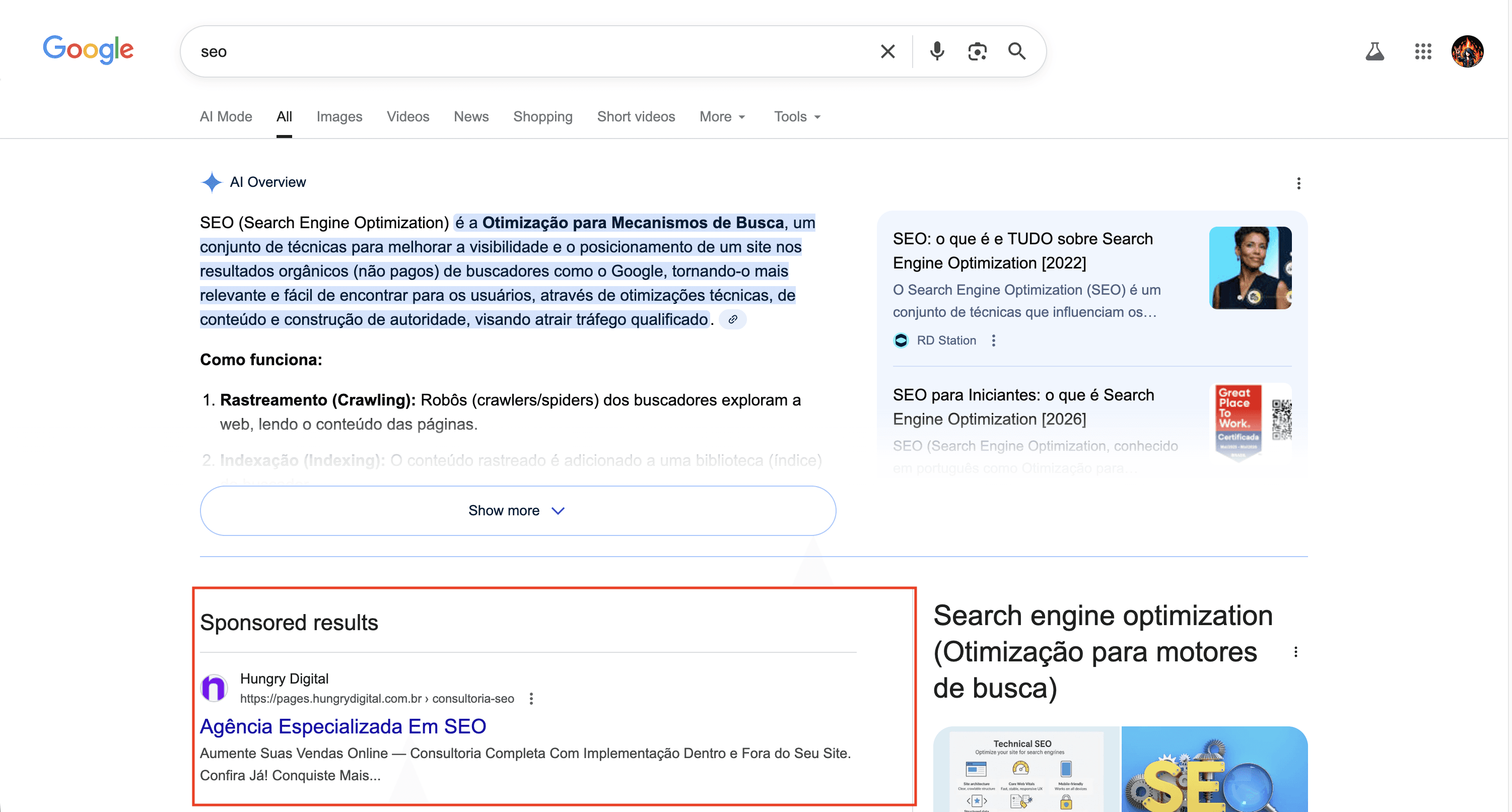 Novo modelo de resultados pagos