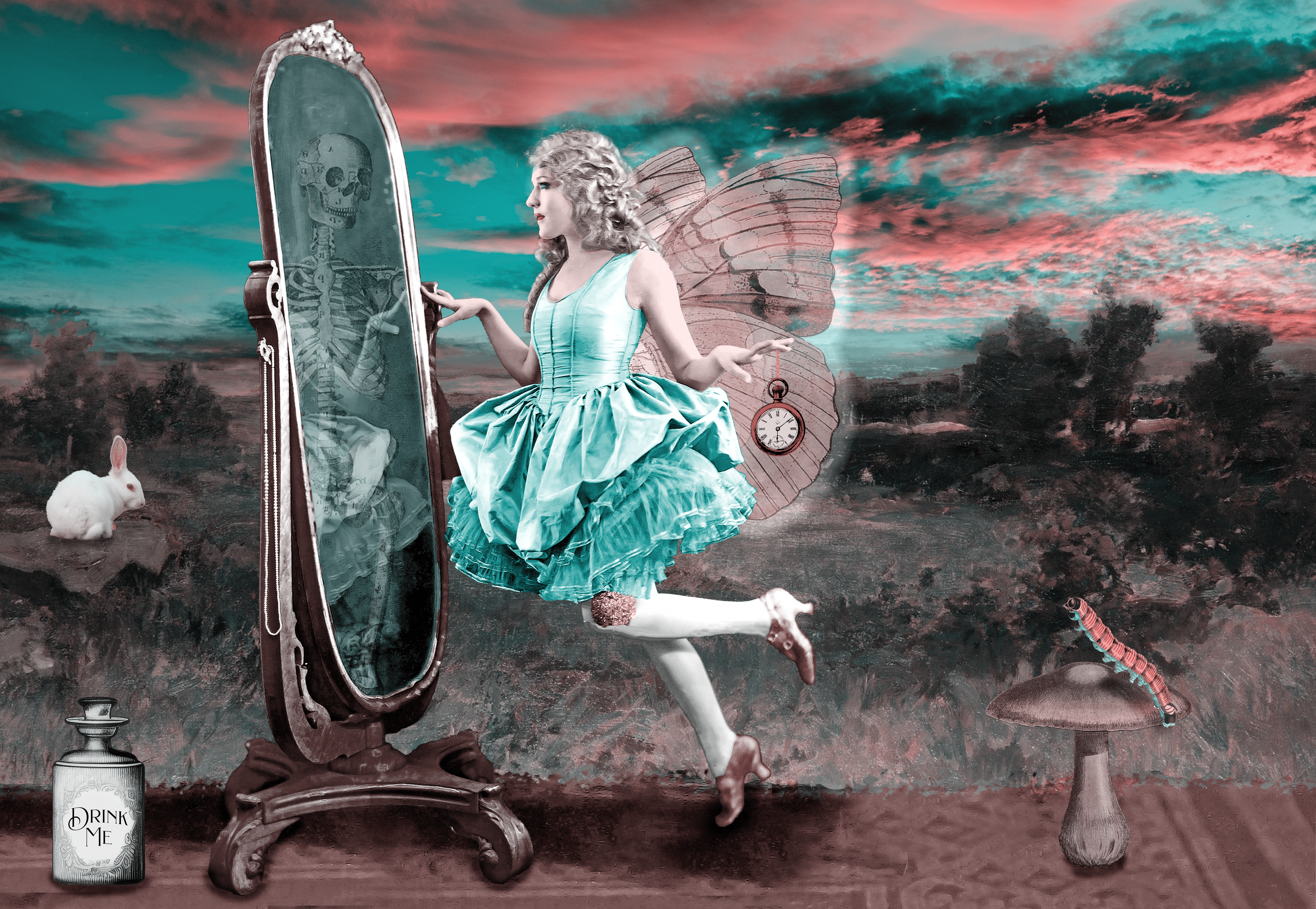 Looking Glass Photo Collage