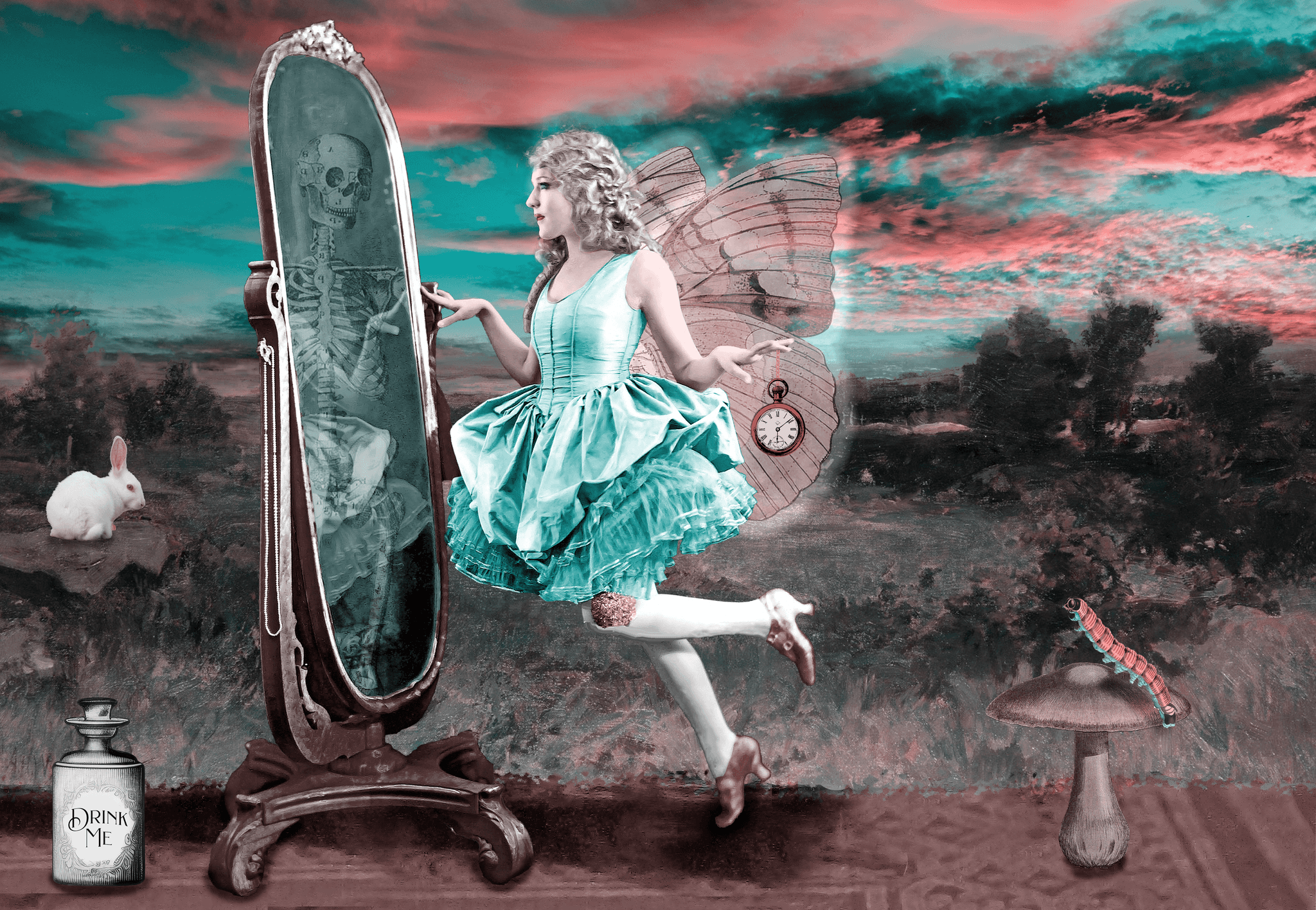 Looking Glass Photo Collage