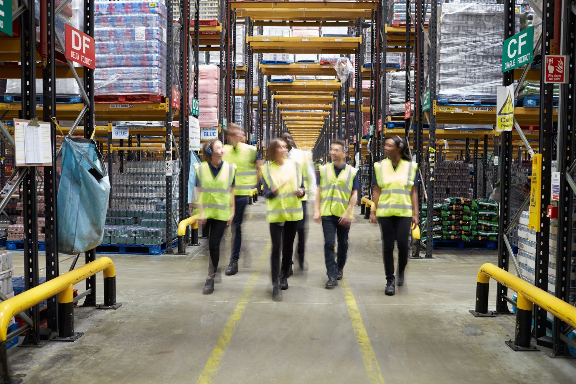 MUVE Logistics warehouse team
