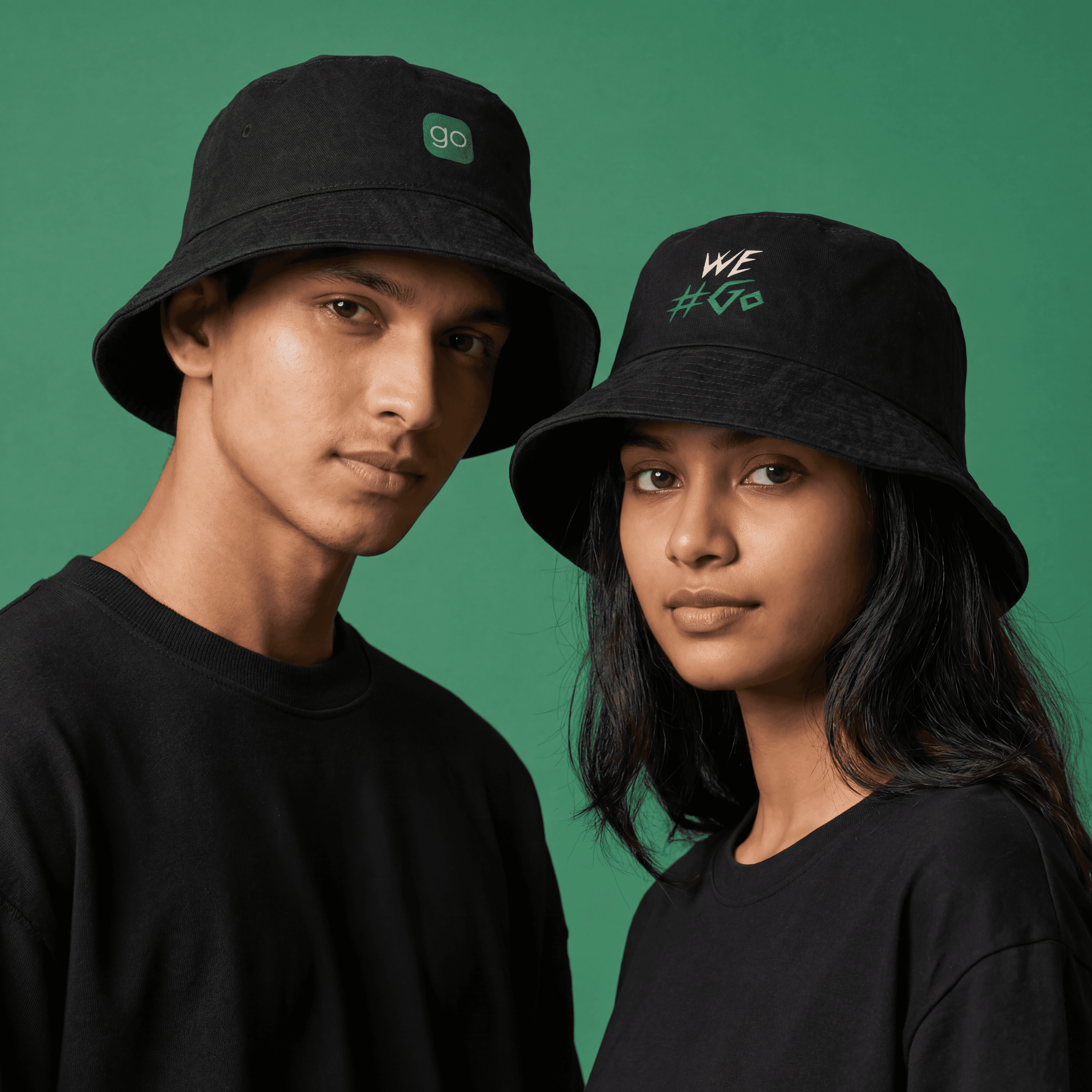 Black plastic pouch on velvet