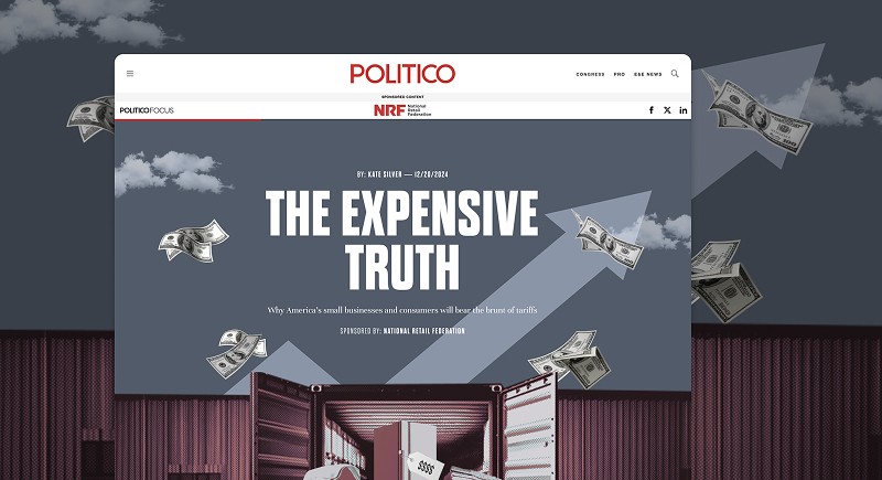 Screenshot of a Politico article