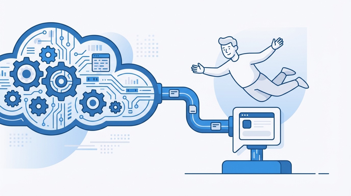 How RadMedia Operationalizes In-Message Mini-Apps vs Portals Without Burdening Your Team concept illustration - RadMedia