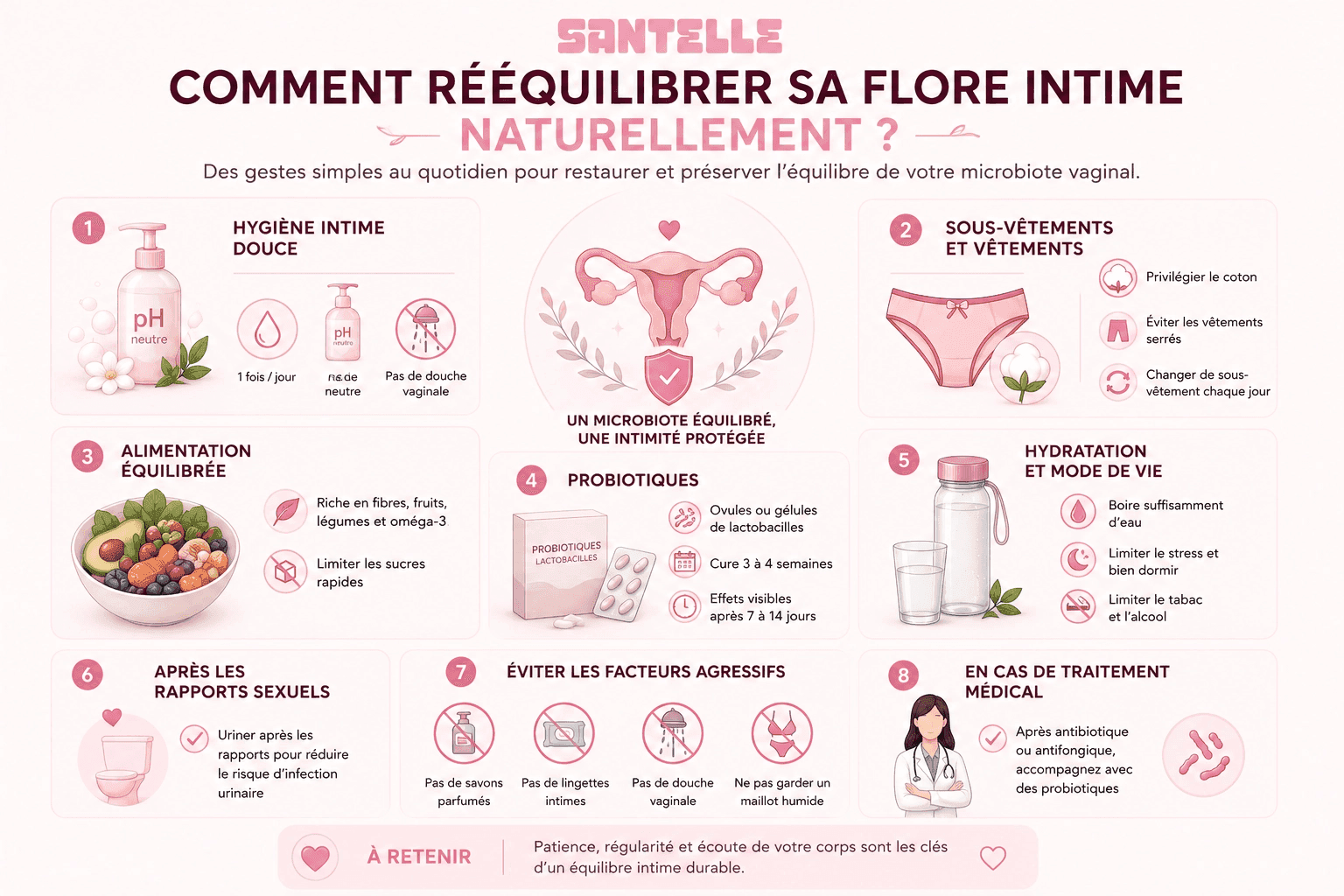 rééquilibrer sa flore intime