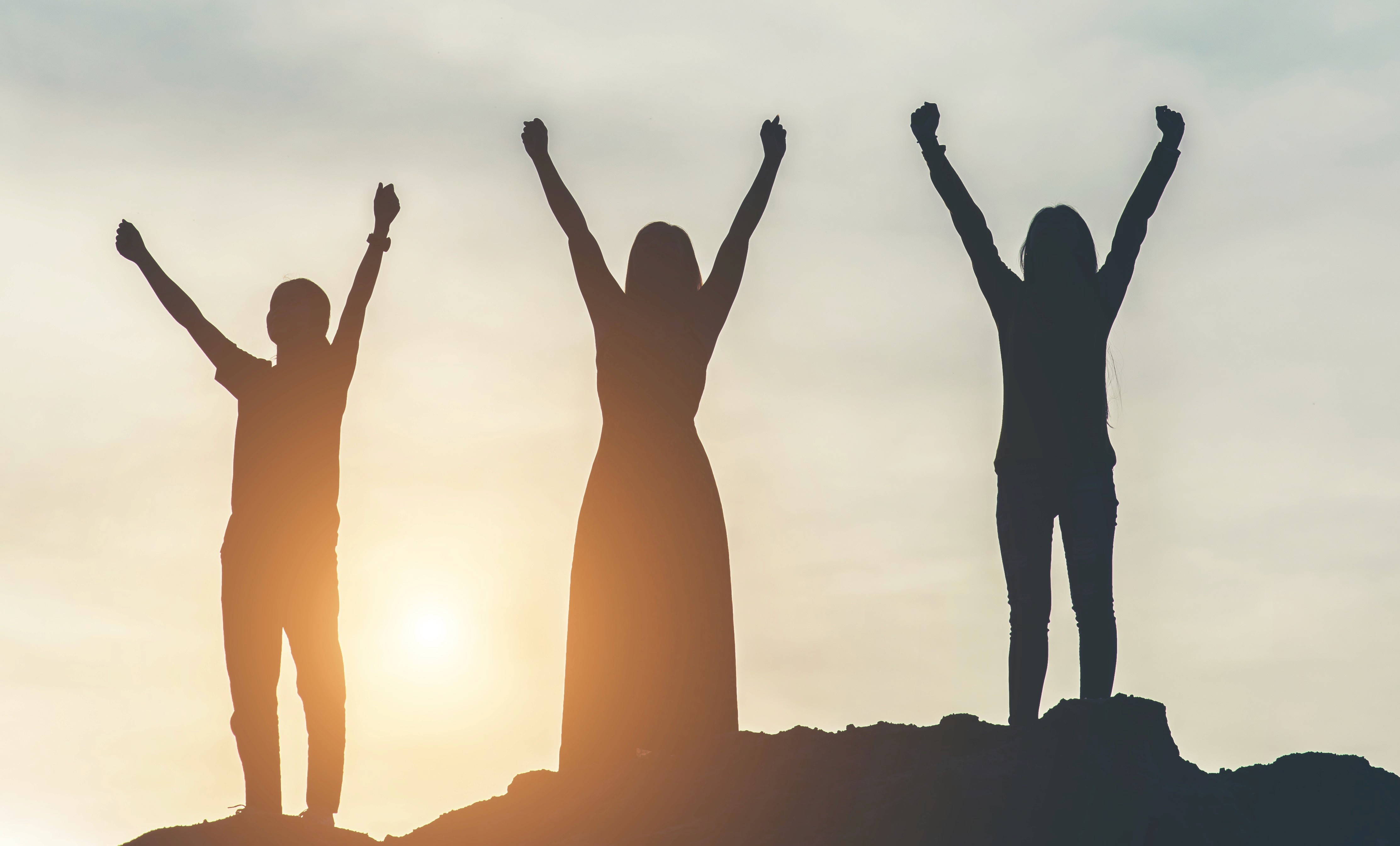 Team celebrating victory