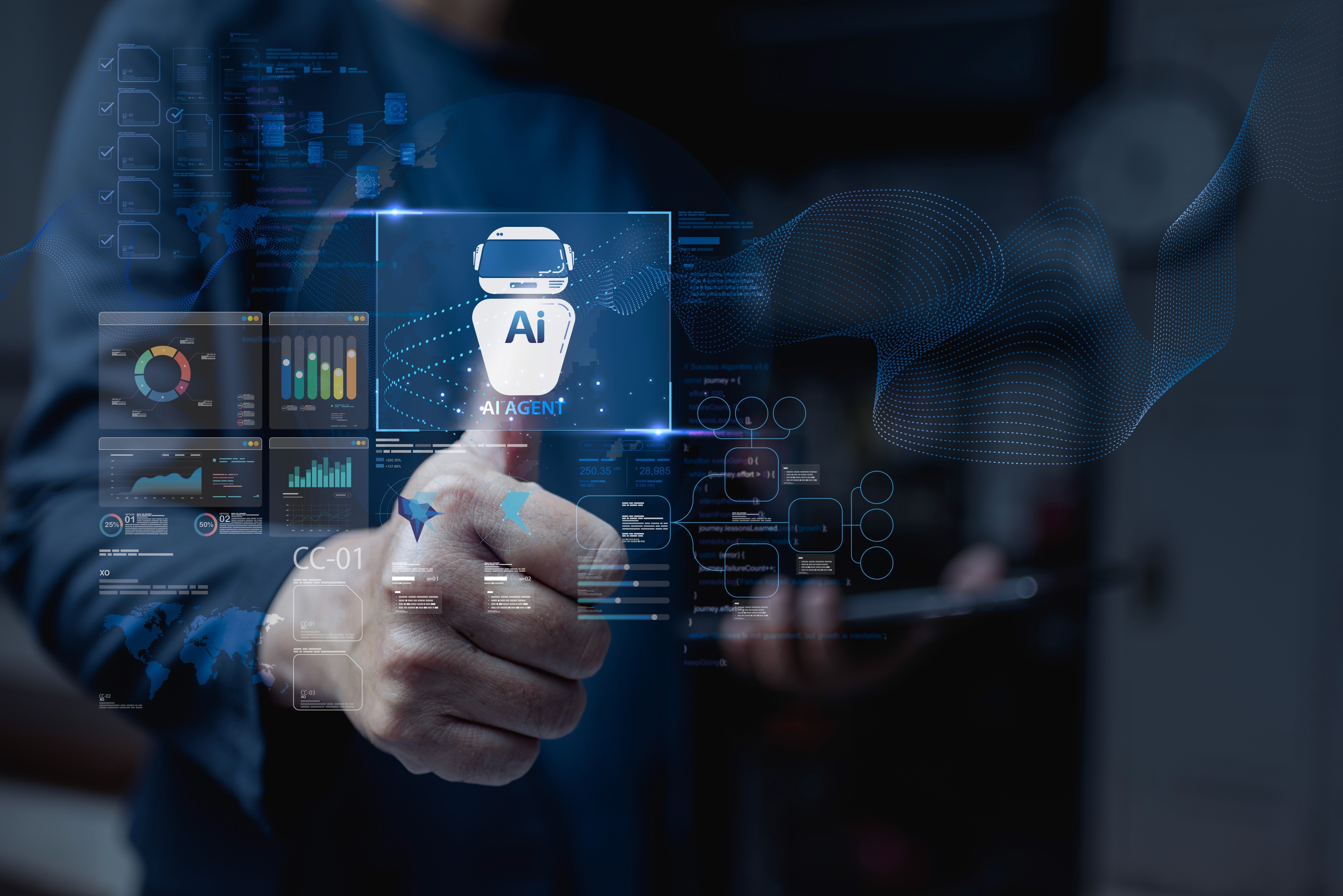 Technical team discussing automation and AI service operations