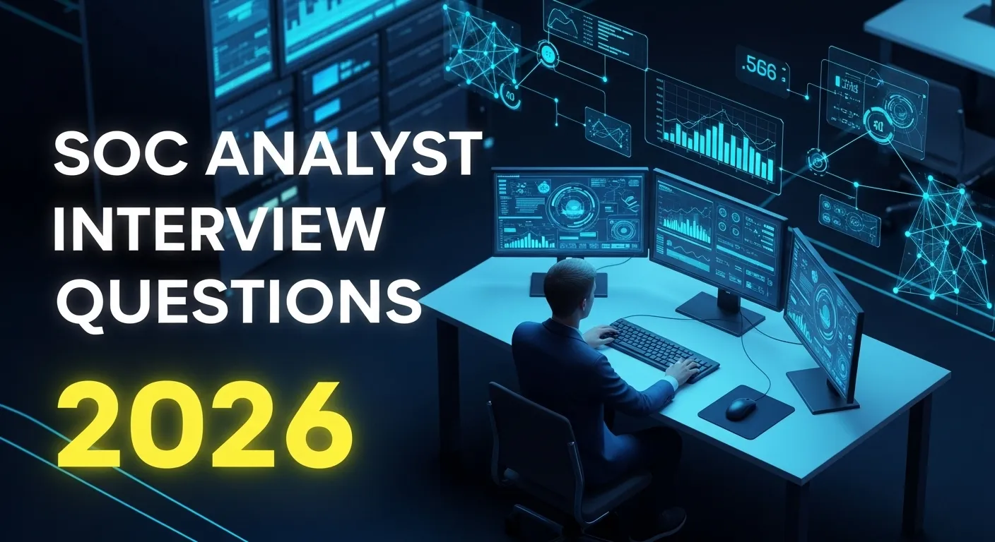 SOC Analyst Interview Questions 2026