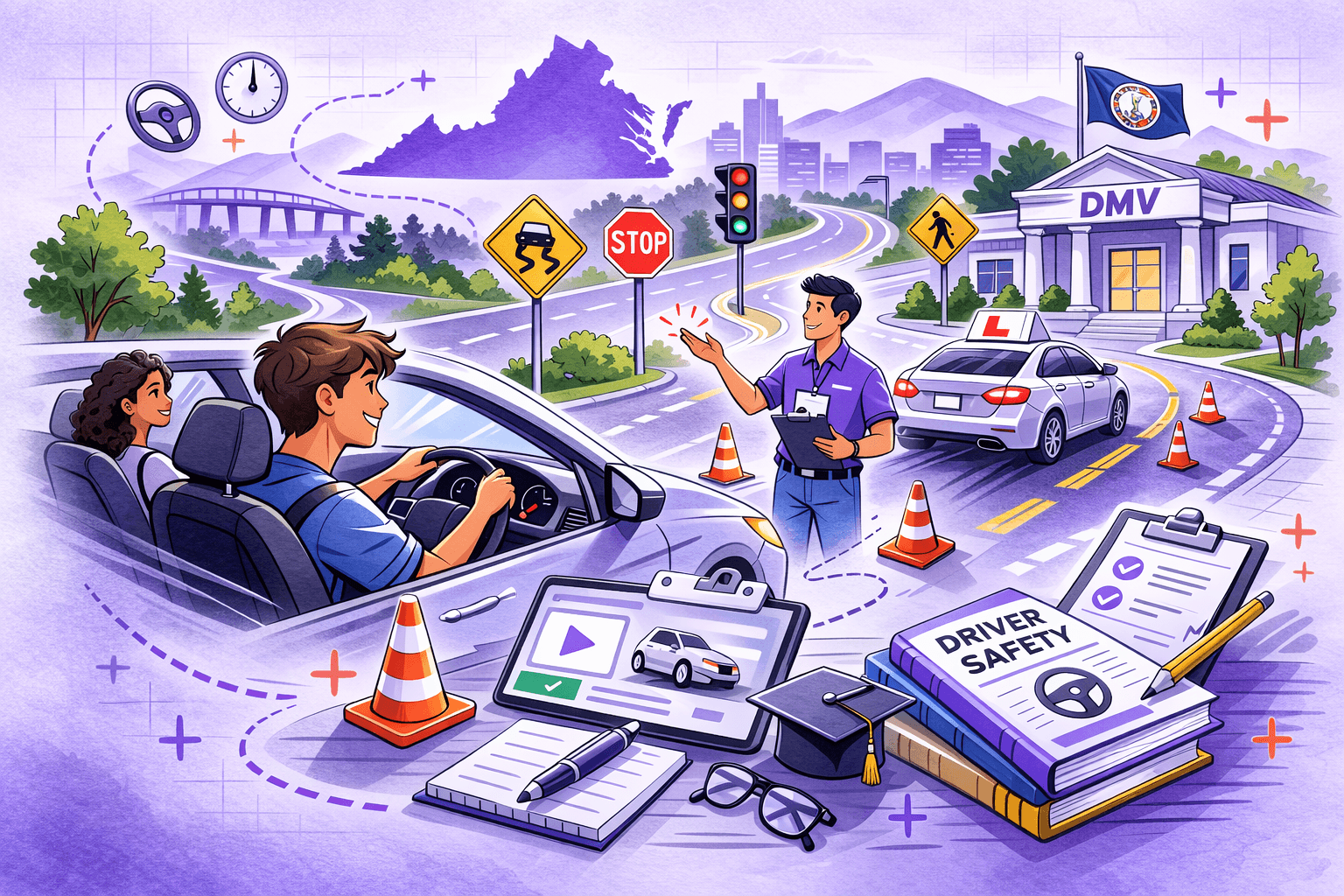 Virginia driver improvement course for young drivers