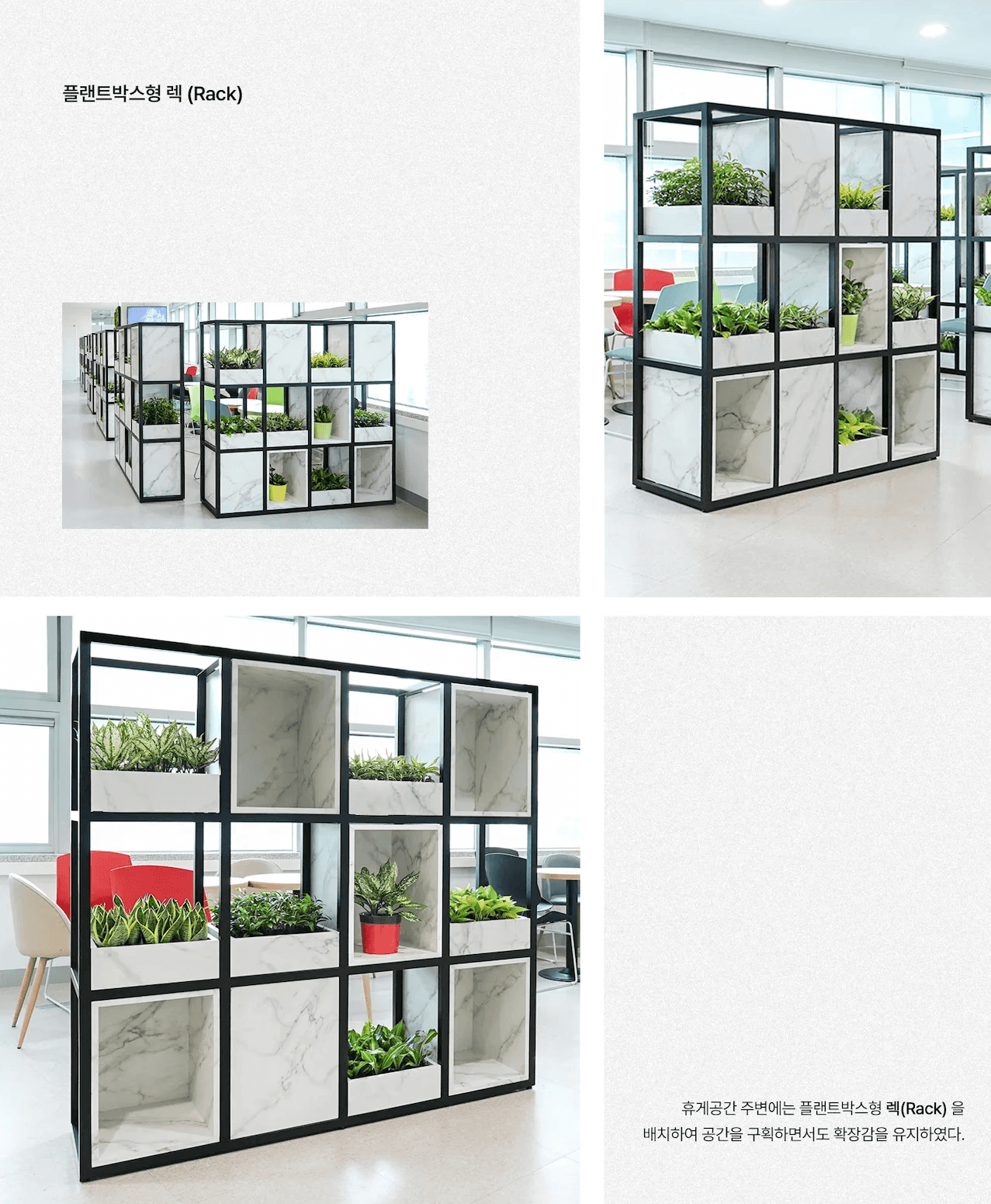 도청 로비 실내조경