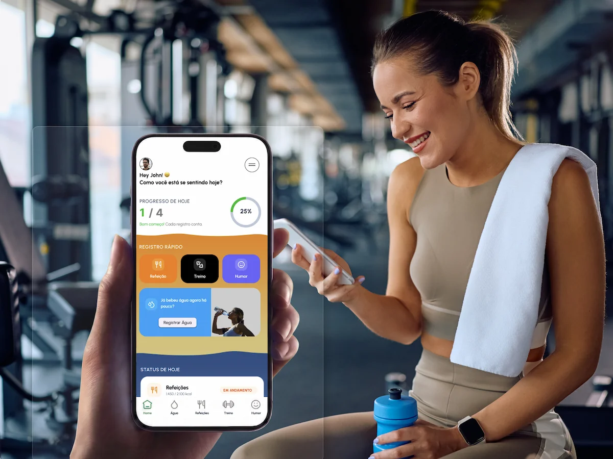 Habit tracking mobile app concept showing clean interface and daily progress features