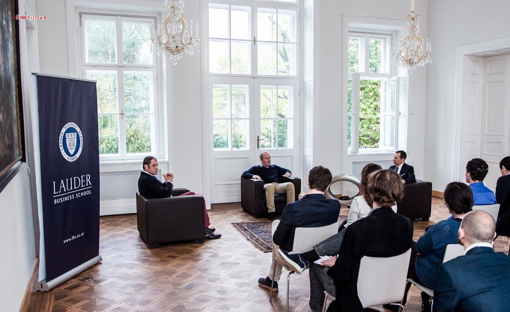 DI Franz Viehböck DI Franz Viehböck, Chief Technology Officer at Berndorf AG talks to LBS students