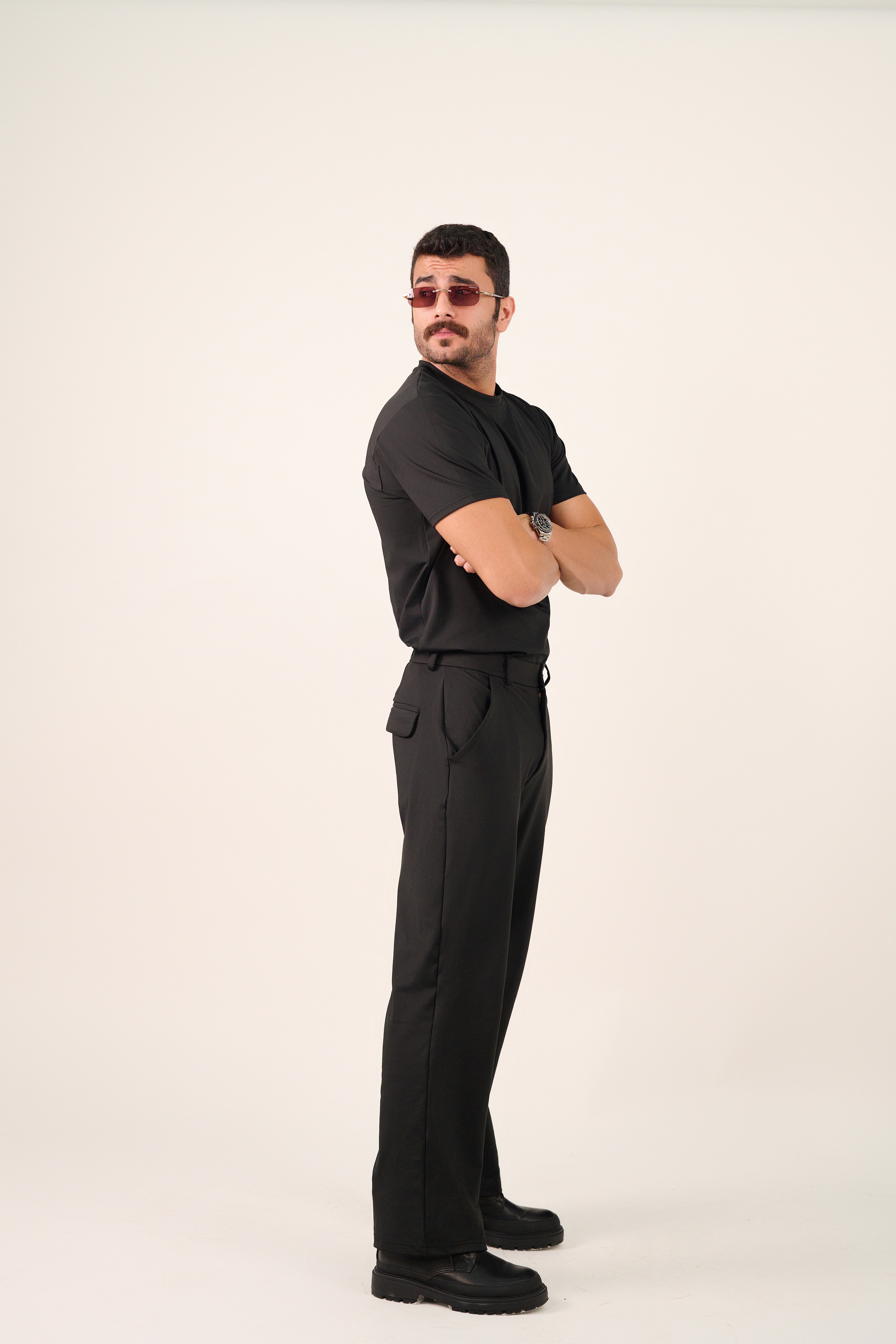 Friends laughing and posing inside a car