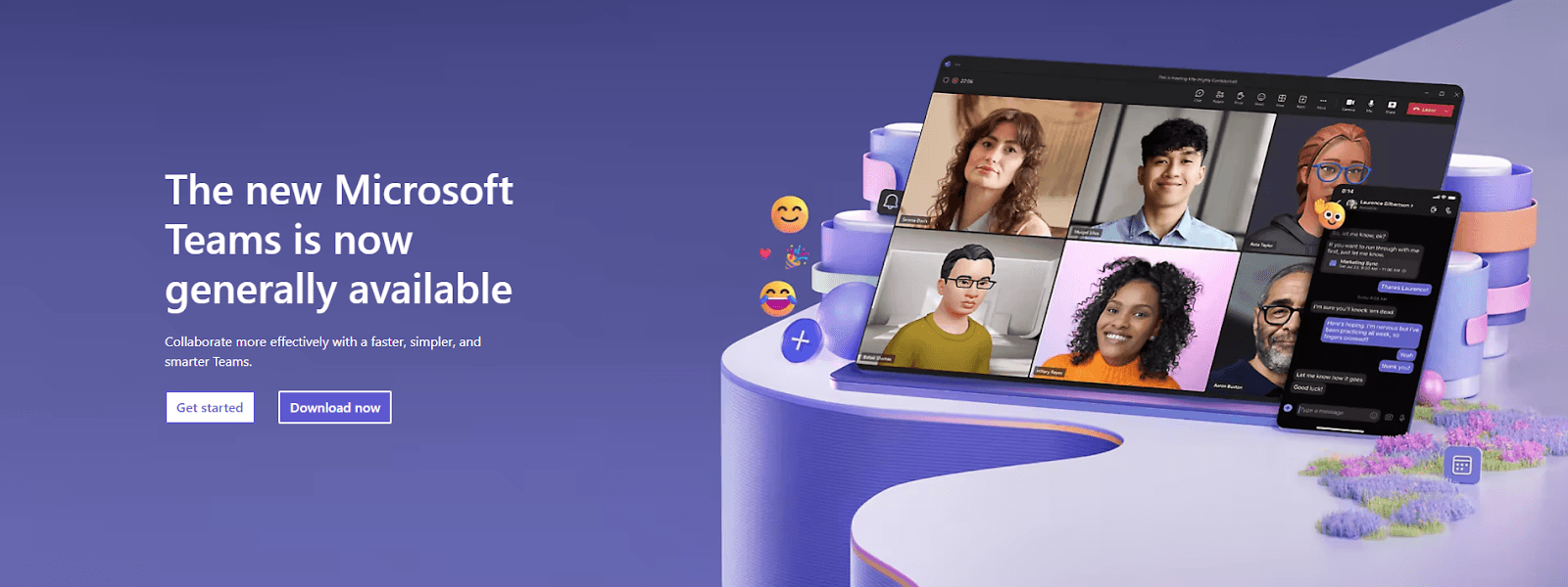 microsoft teams homepage screenshot