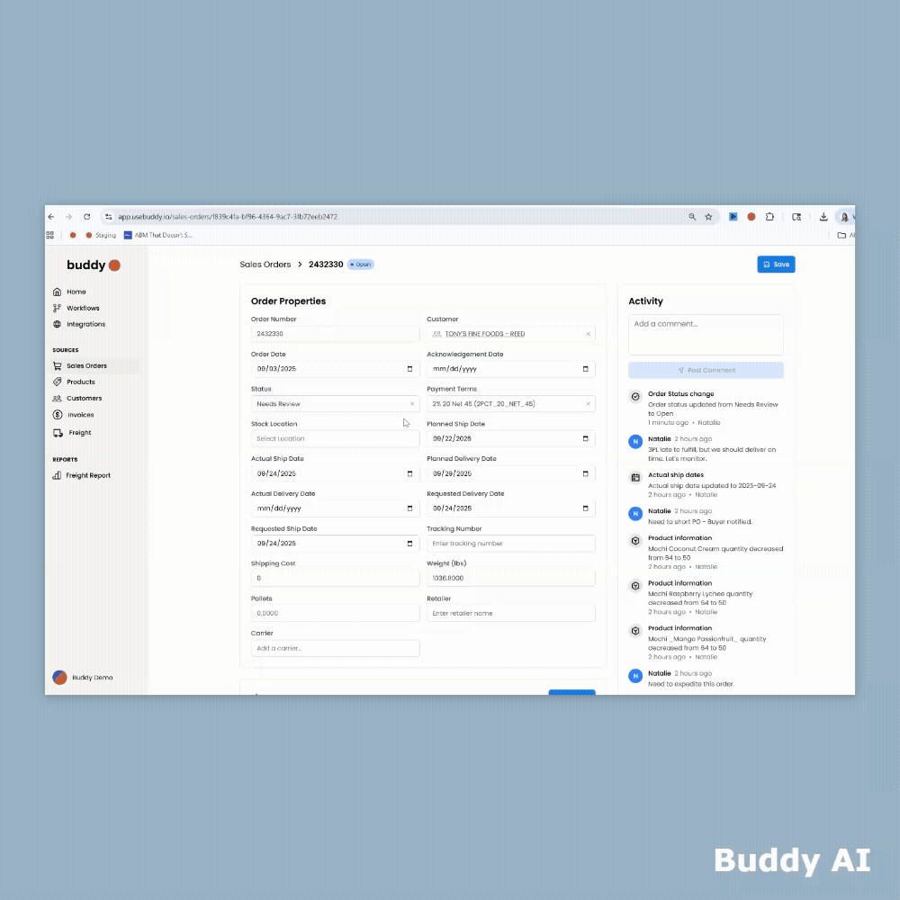 AI-powered custom workflow for CPG brands