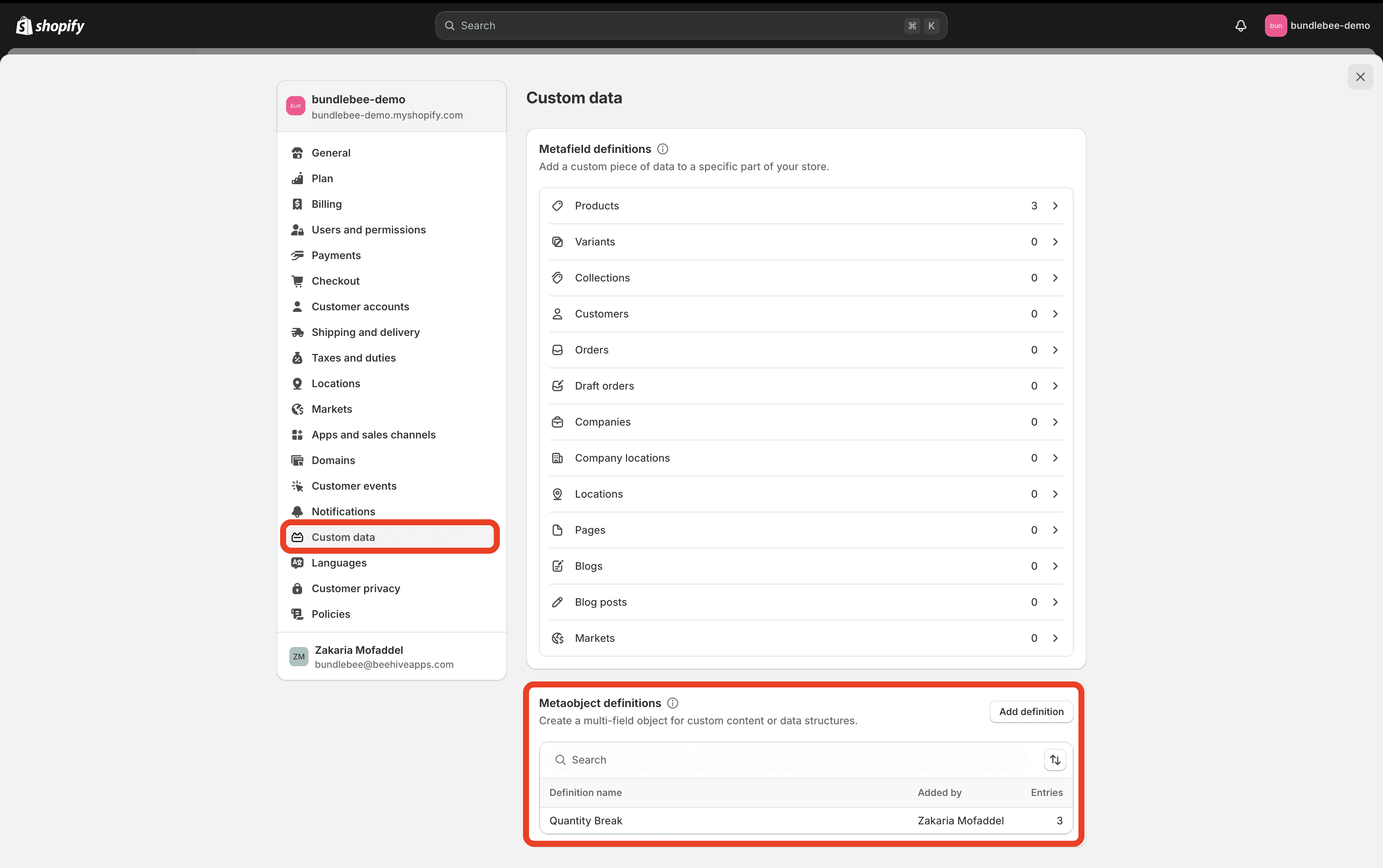 Instructions to find the correct settings