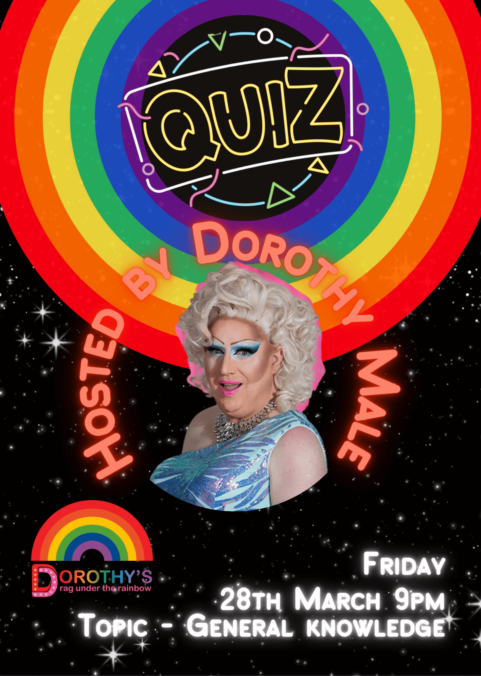 Fun quiz at Dorothy's gay, queer, homo, lgbtq bar