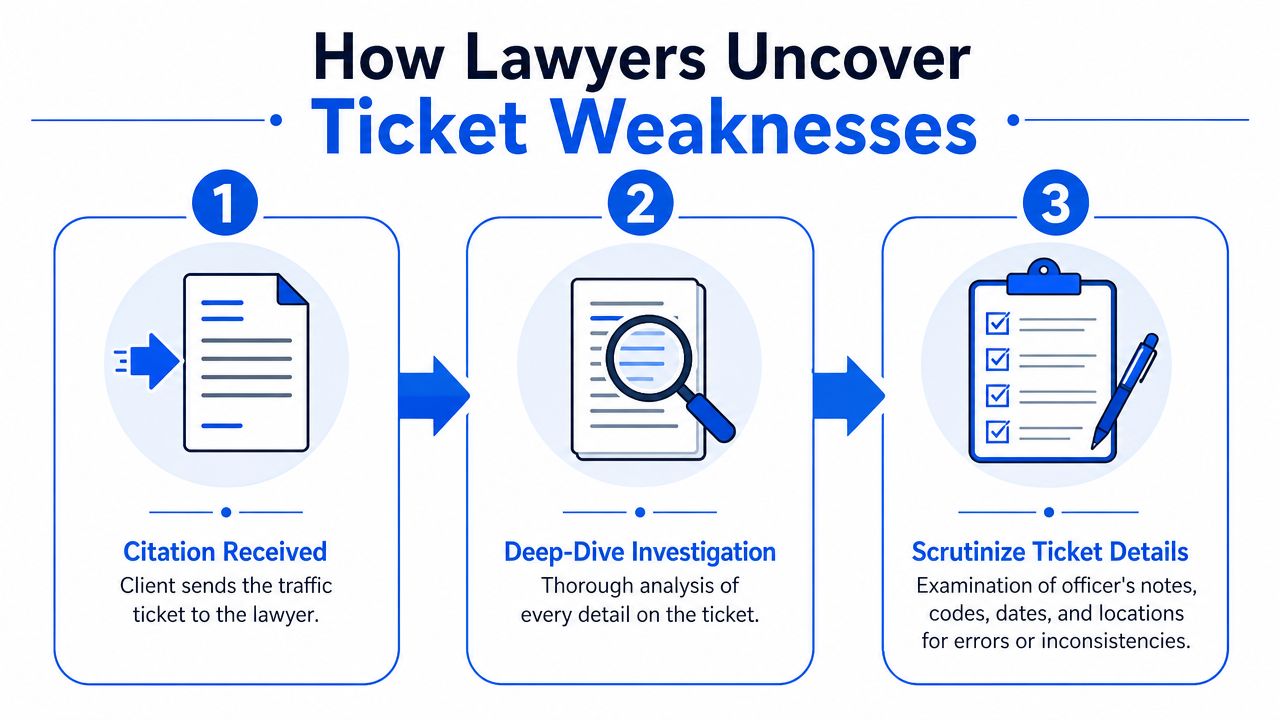 How Do Lawyers Find Weaknesses in Your Ticket?