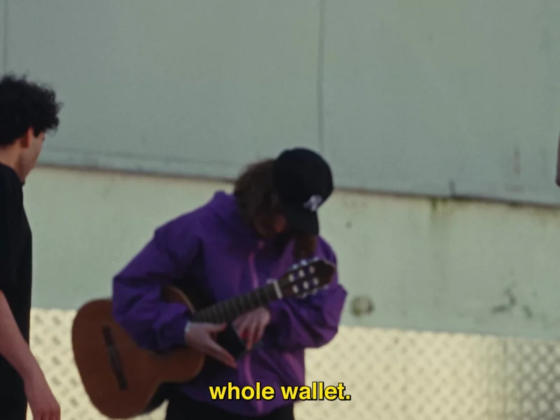 The busker scene from Dogga for Brownlow