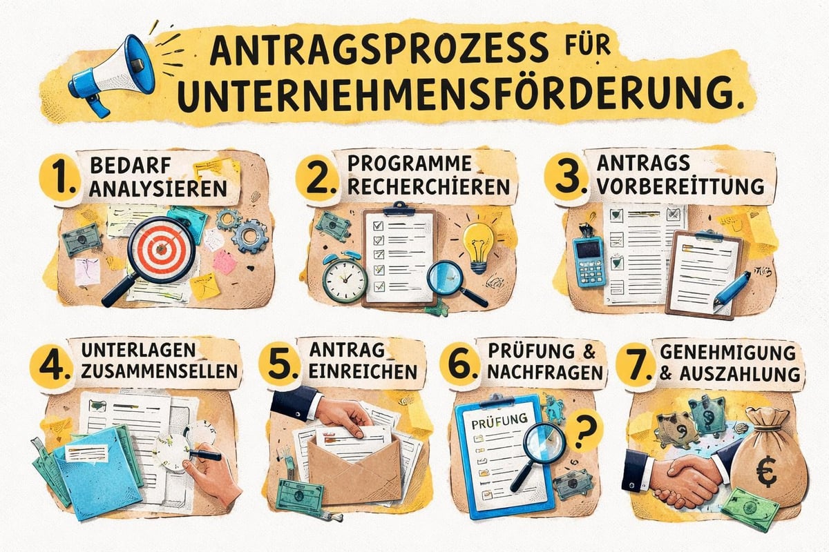 Antragsprozess Fördermittel