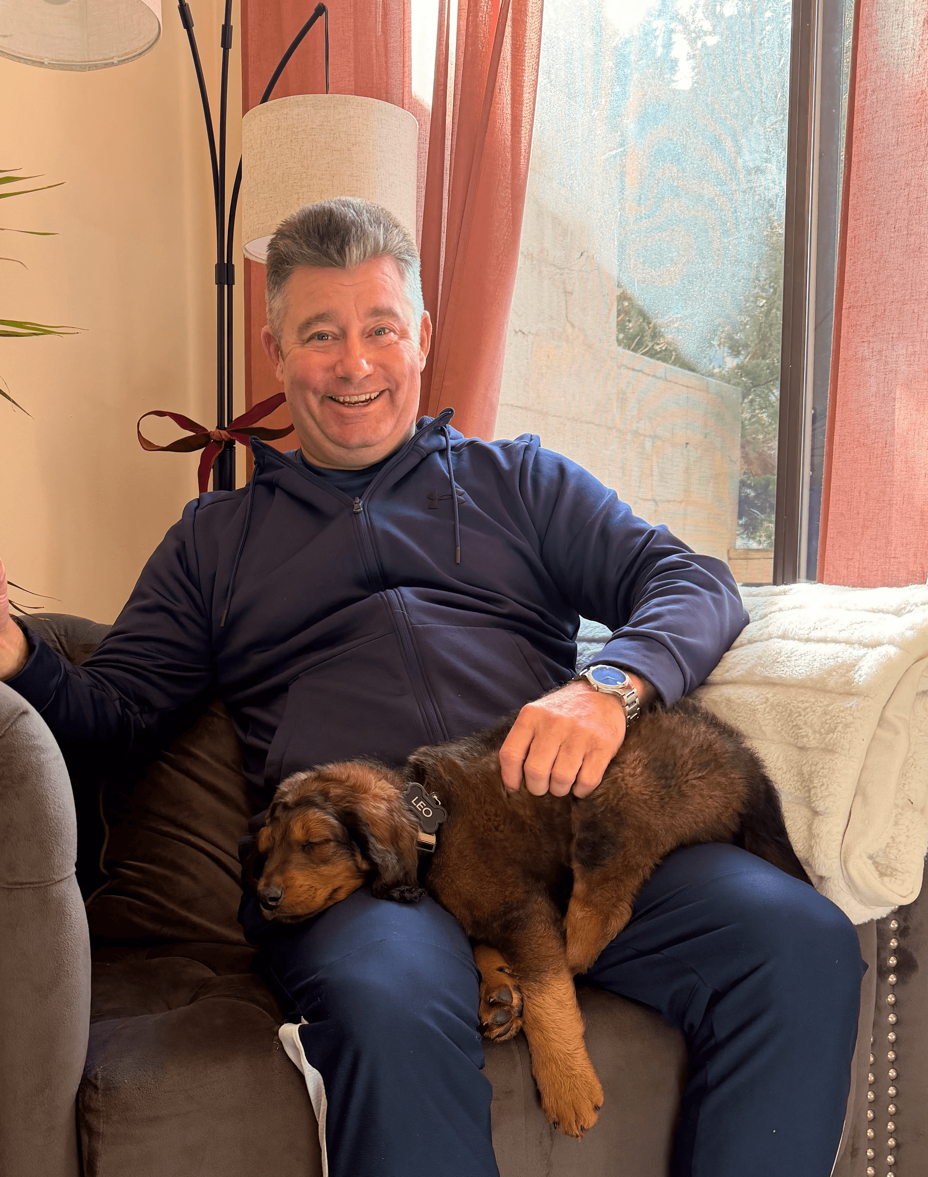 modern living room and kitchen with wooden cabinets and soft natural light