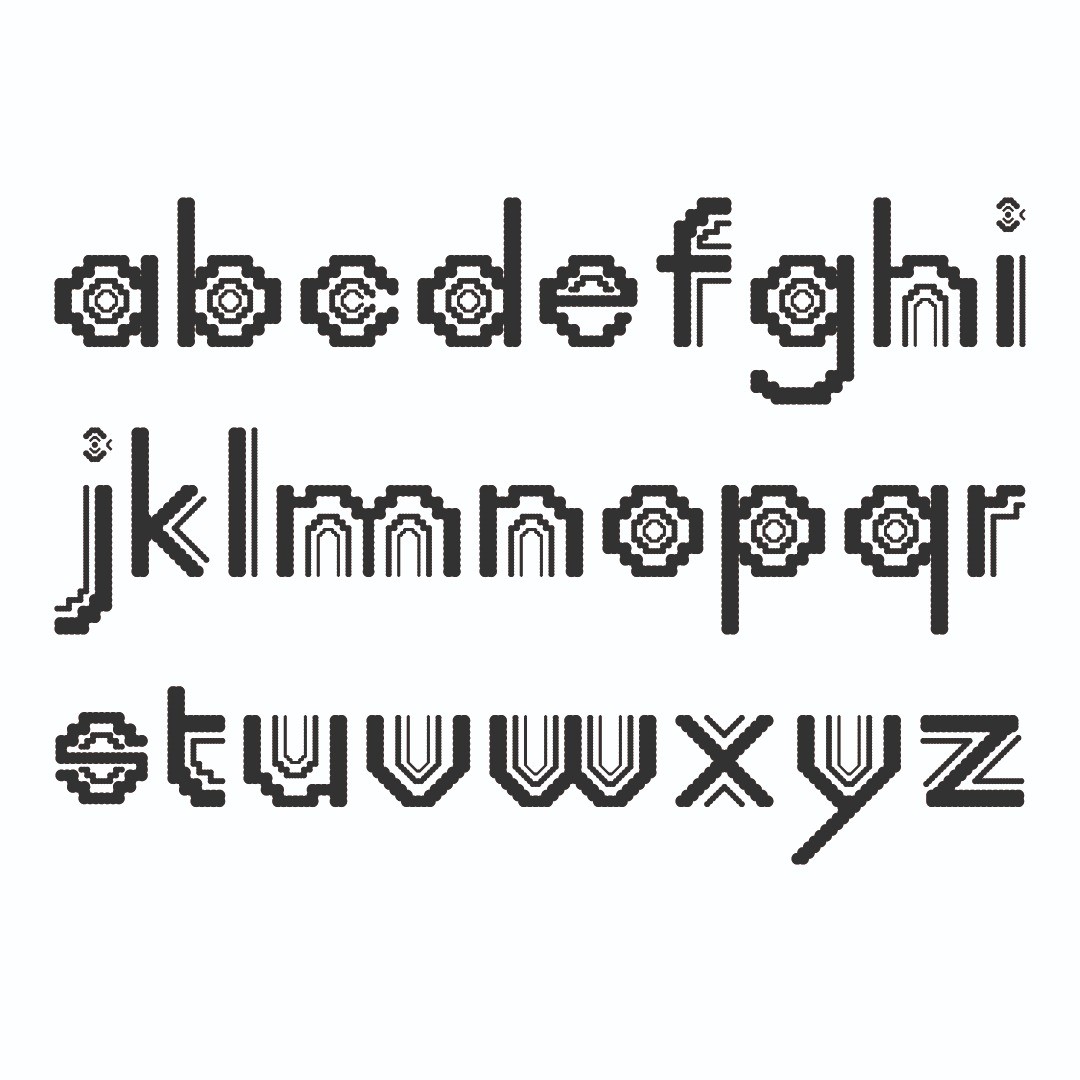 Alfabeto con decoraciones