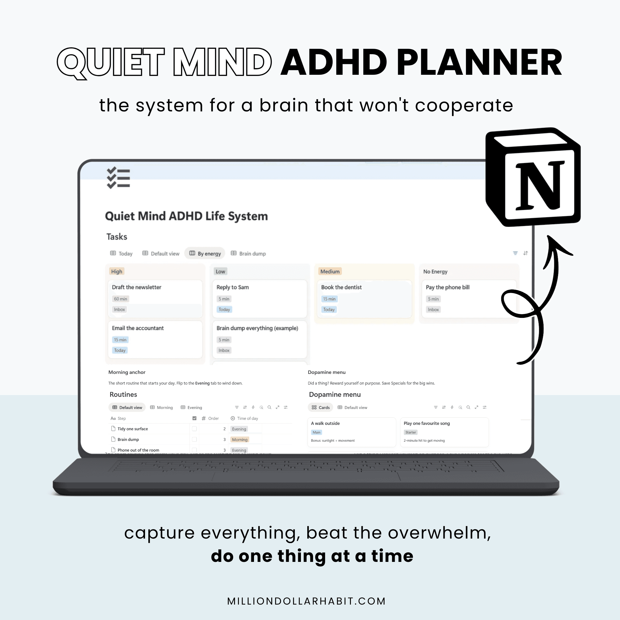Quiet Mind ADHD Planner