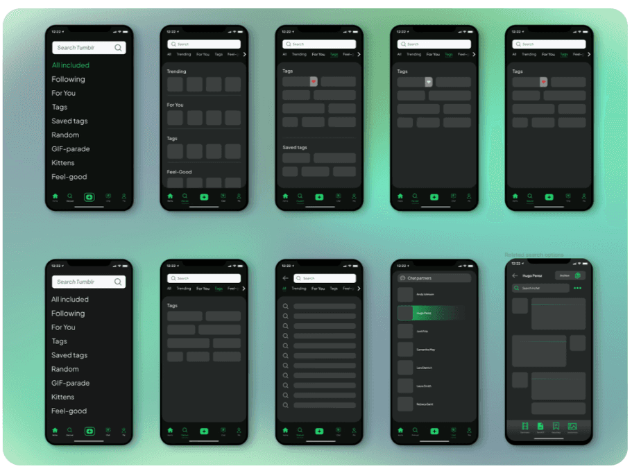 high fidelity wireframes