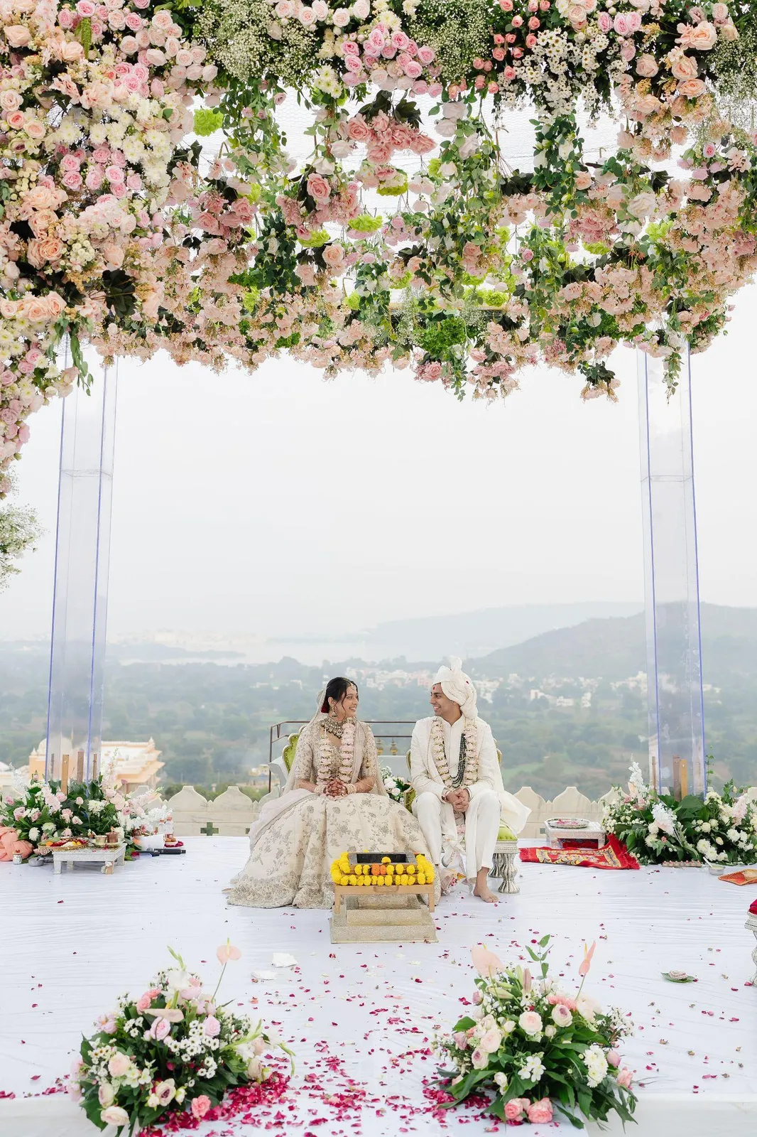 Aesha and Param sage-green and purple wedding — Behind The Scene real wedding