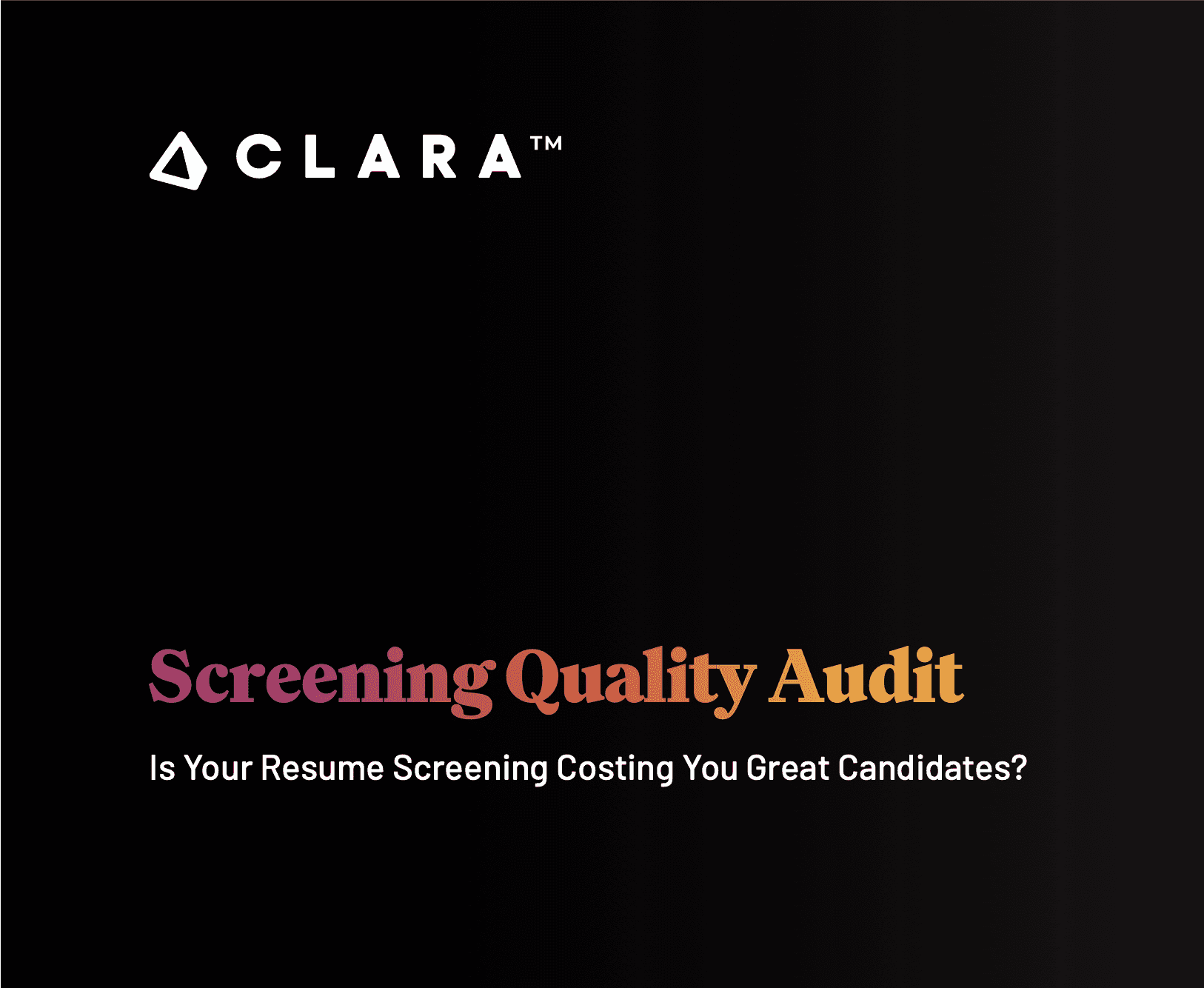 15-point Screening Quality Audit
