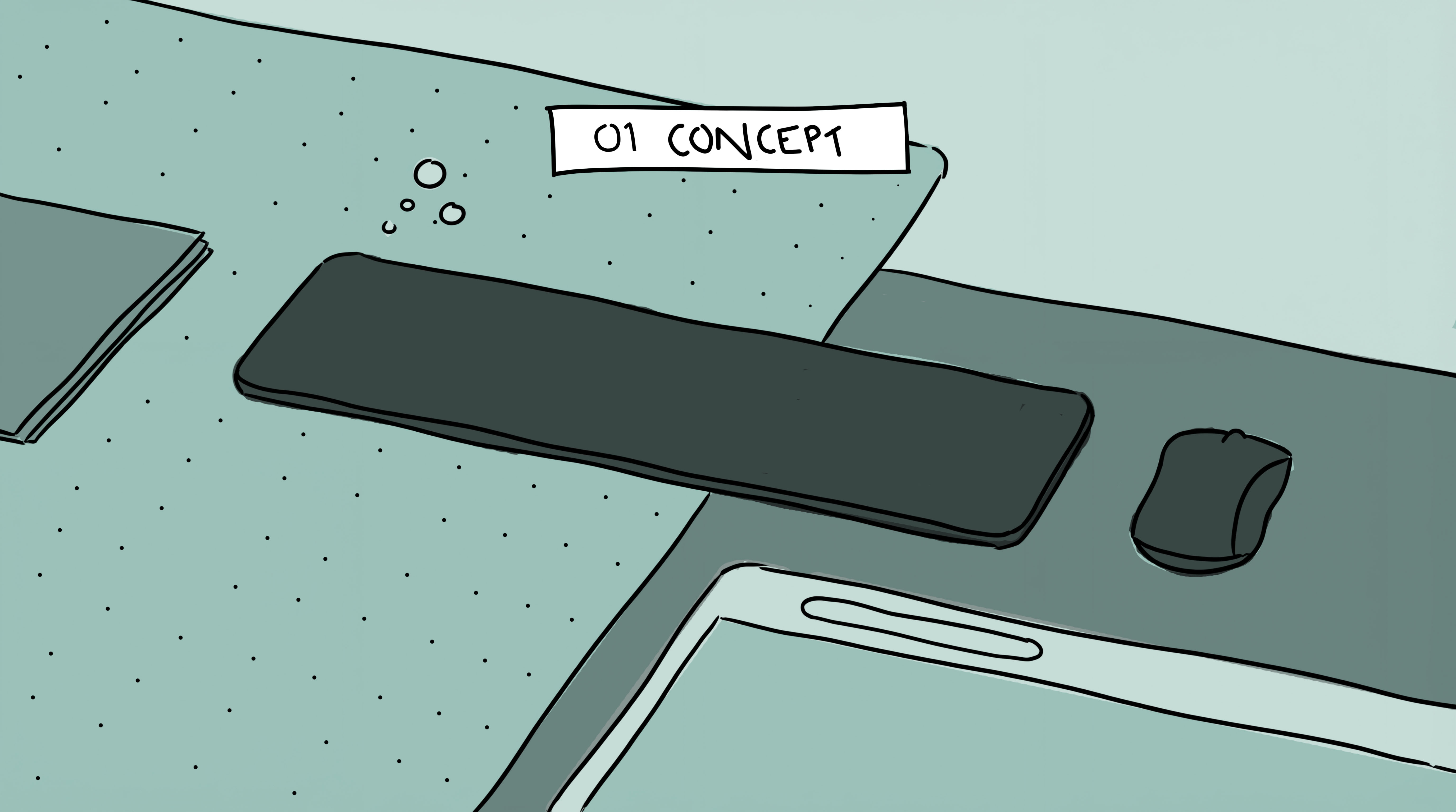 Storyboard overview showing key frames from the Meetup 2 product video
