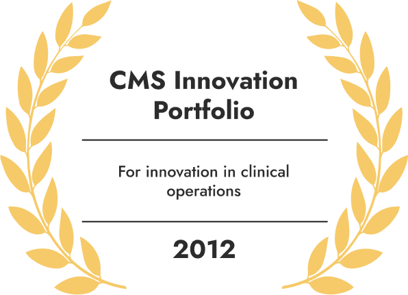 Award scroll CMS Innovation Portfolio 2012