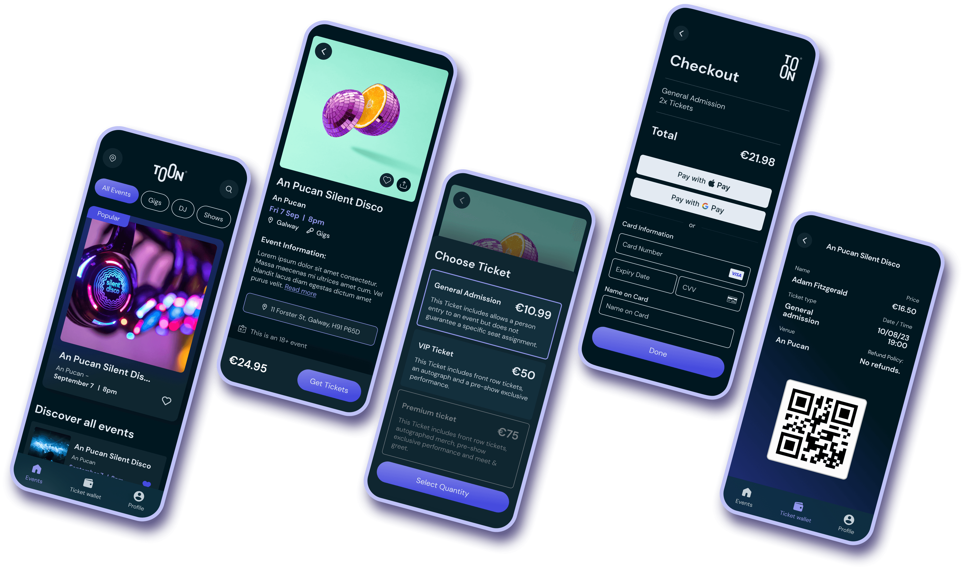 Toon app Mockup Design