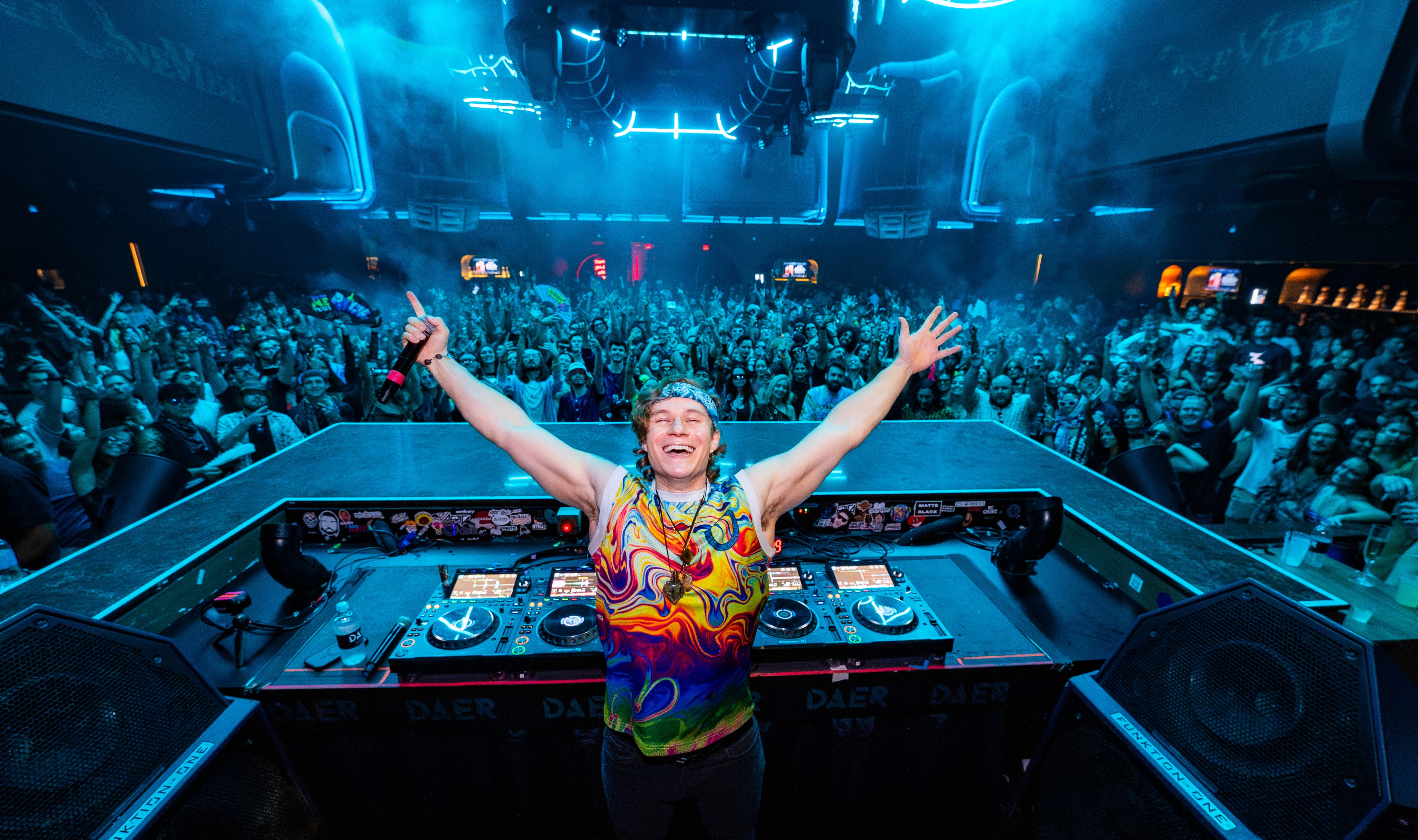 Music Producer sitting at his desk