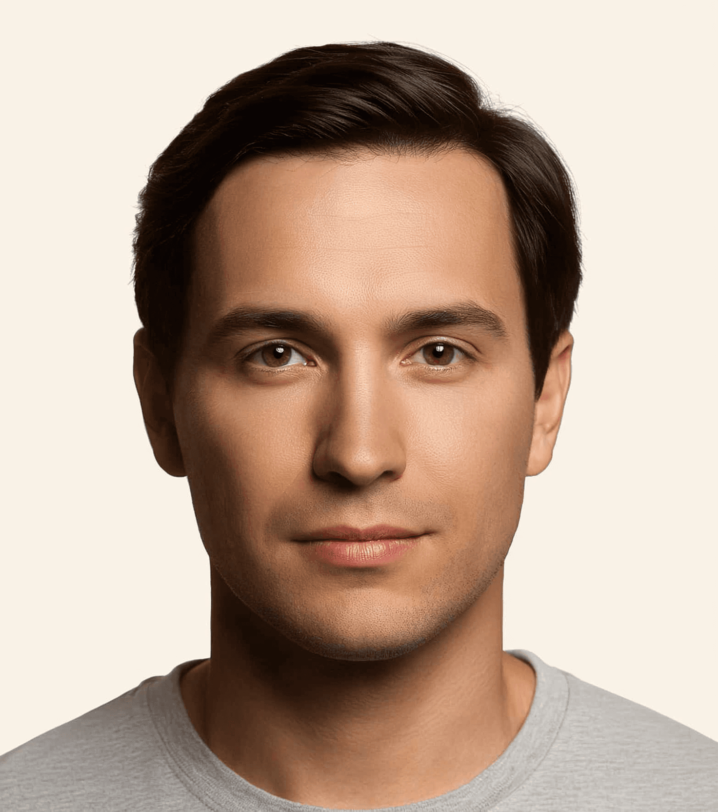 Photo after AI face swap is applied.