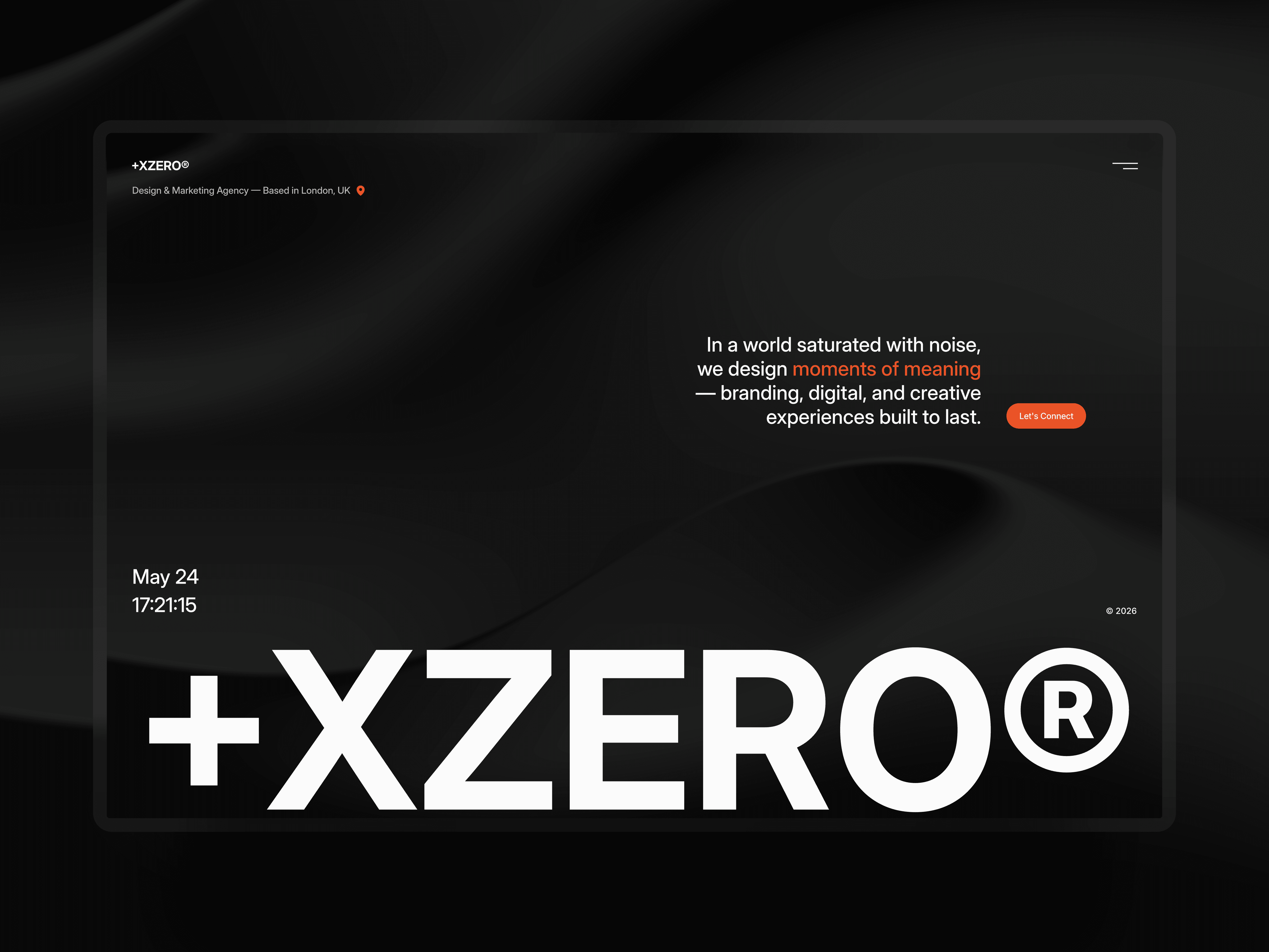 Xzero Framer template