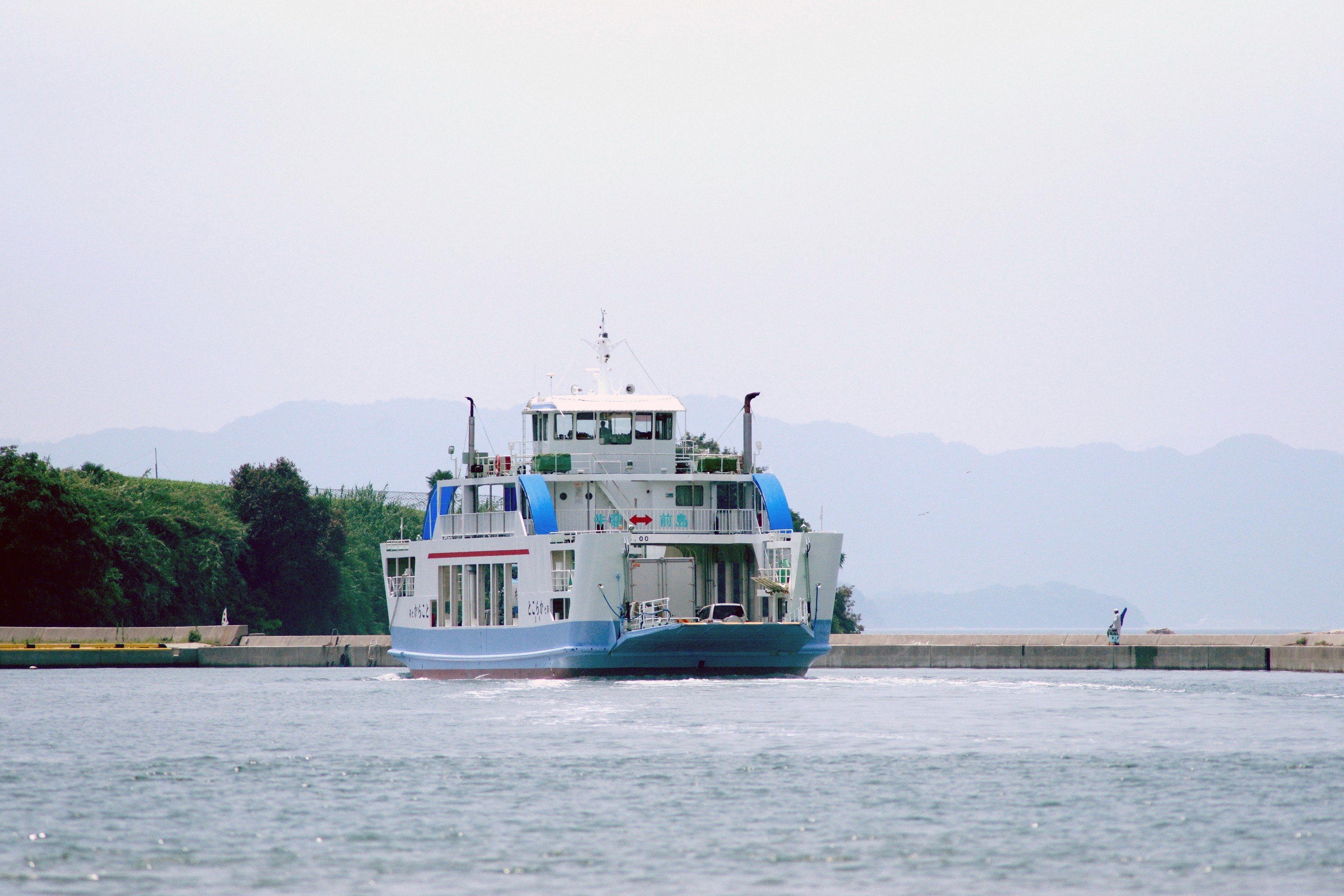 Ferry boat in the Seto sea