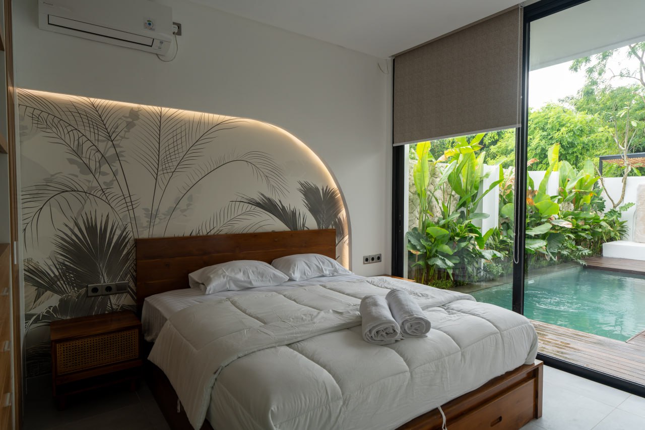 A new 3-bedroom villa in Bingin, the last available unit in a boutique complex, located only 2 minutes from Bingin Beach