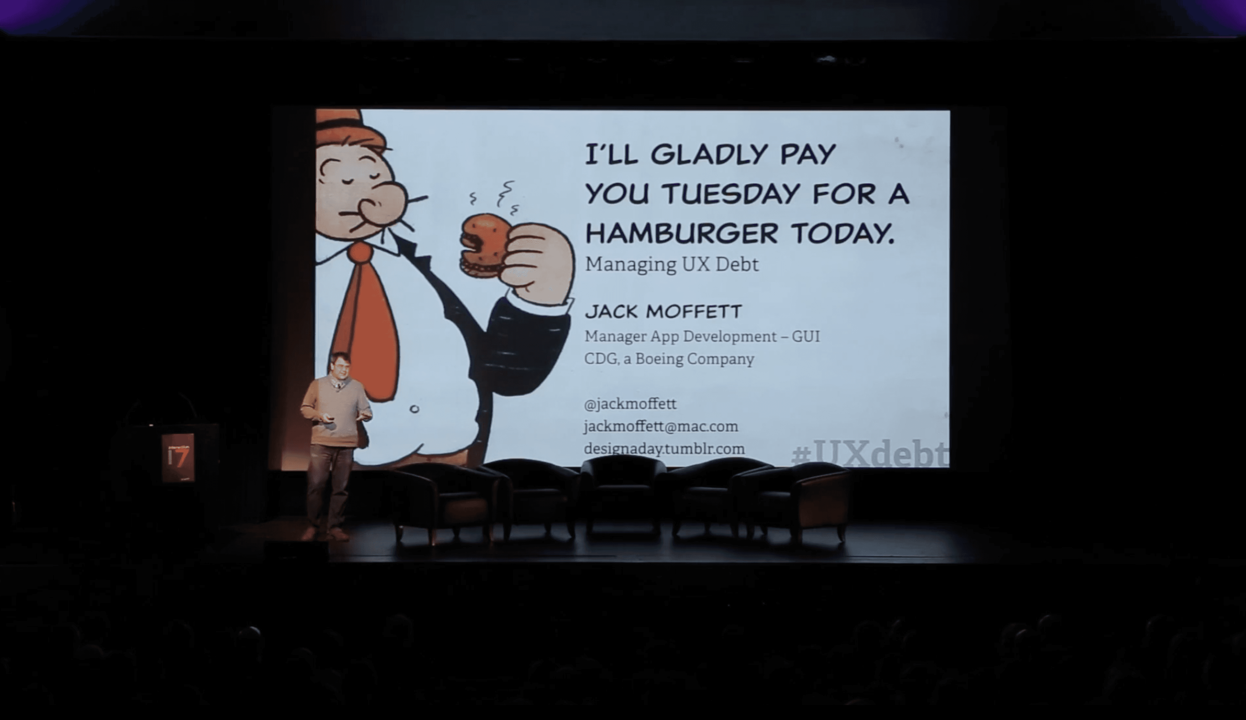 Jack onstage at Interaction 17