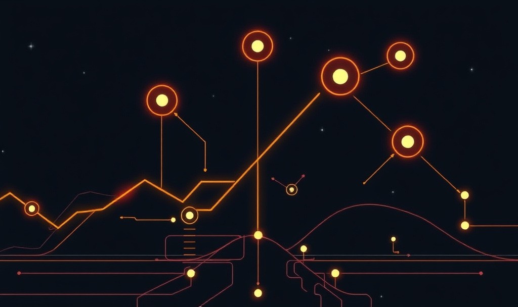 roadmap style network graph showing product evolution from MVP to enterprise scale