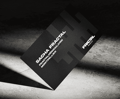 Carte de visite fractale