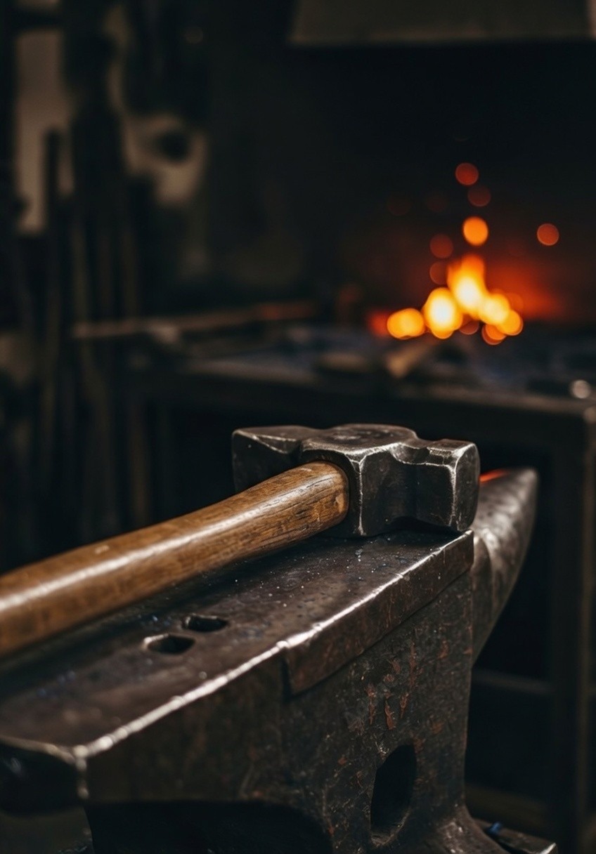 A woman sitting and looking at a work of art.
