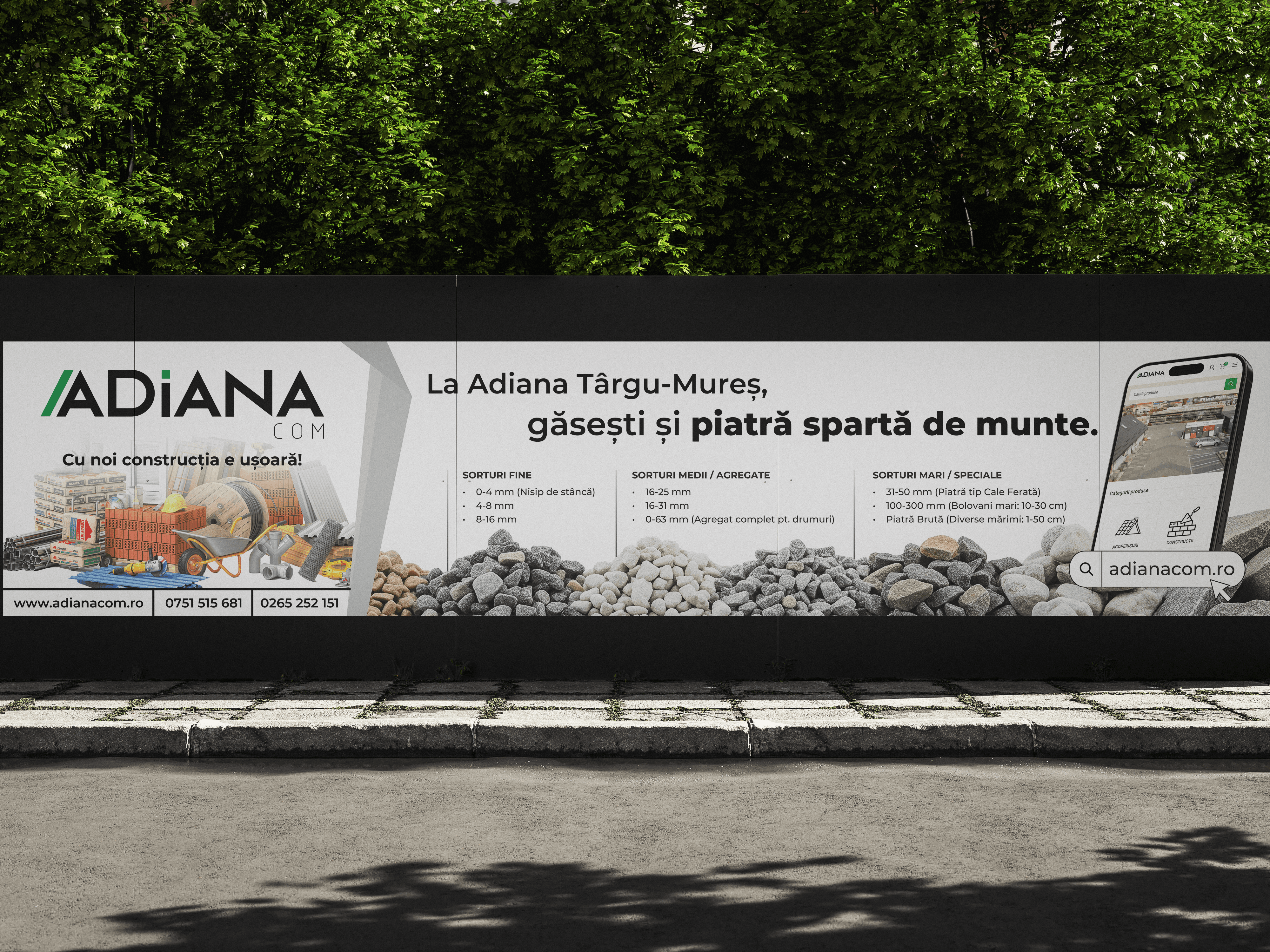 Design grafic pentru materiale publicitare outdoor și indoor. Creație bannere, afișe și producție publicitară Cluj.